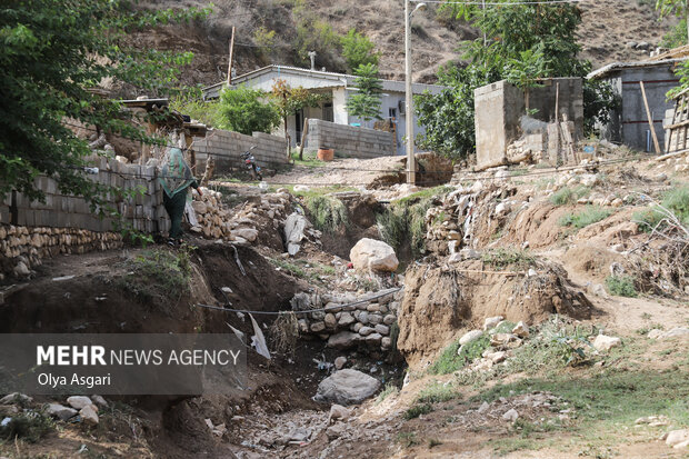 خسارت سیلاب در شرق استان گلستان