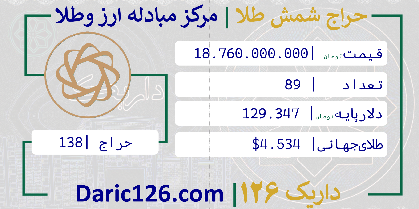 #حراج 138 # مرکزمبادله ارز و طلا