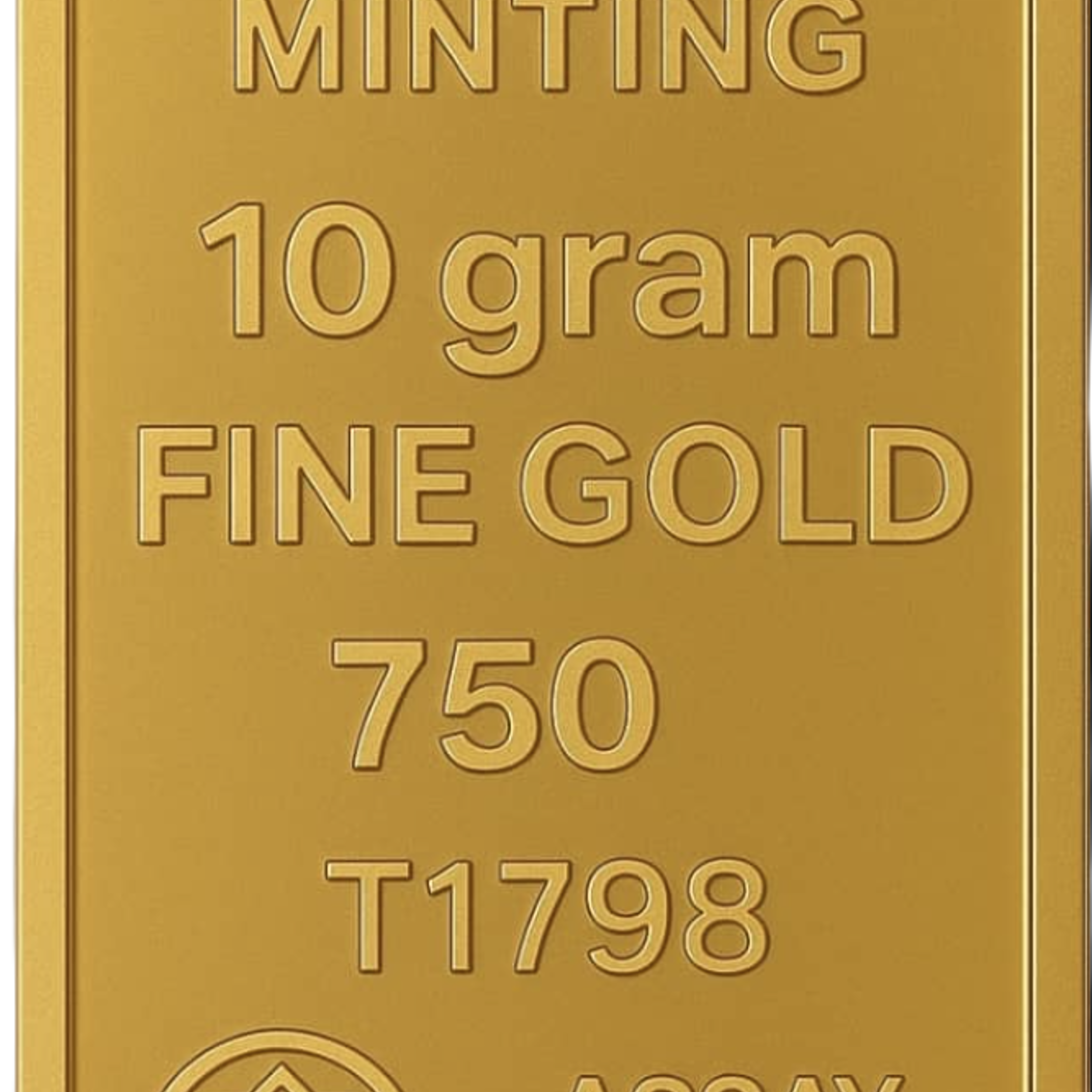 10 گرمی شمش  18 عیار|750