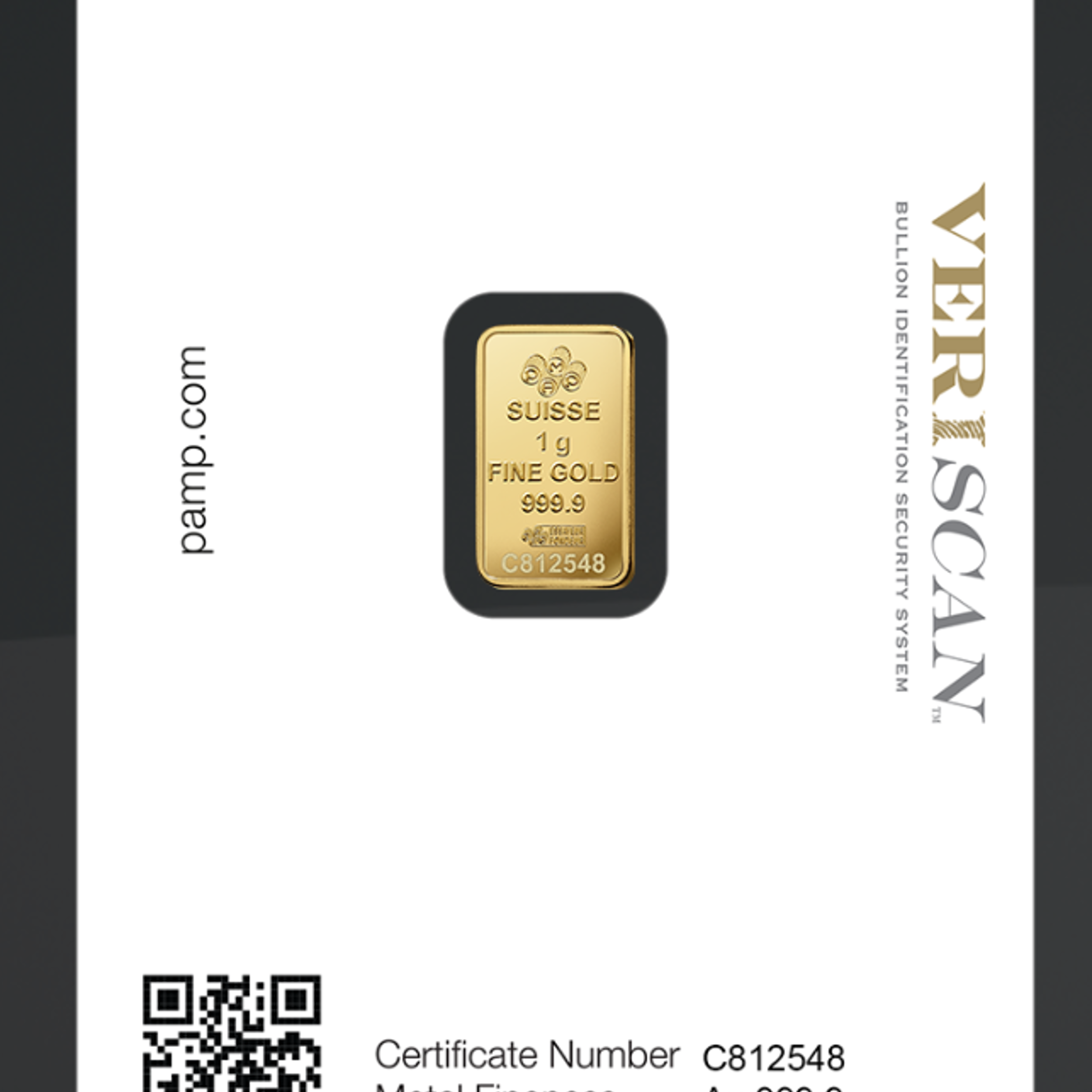 1 گرم شمش طلای سوییس 24 | 999