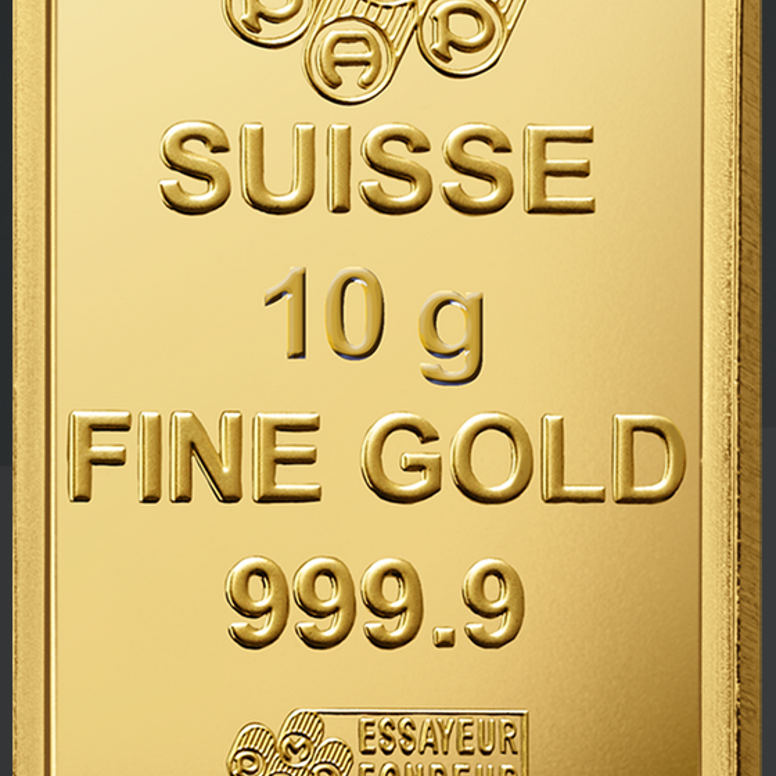 شمش طلای سوییس 24  ده گرمی 999