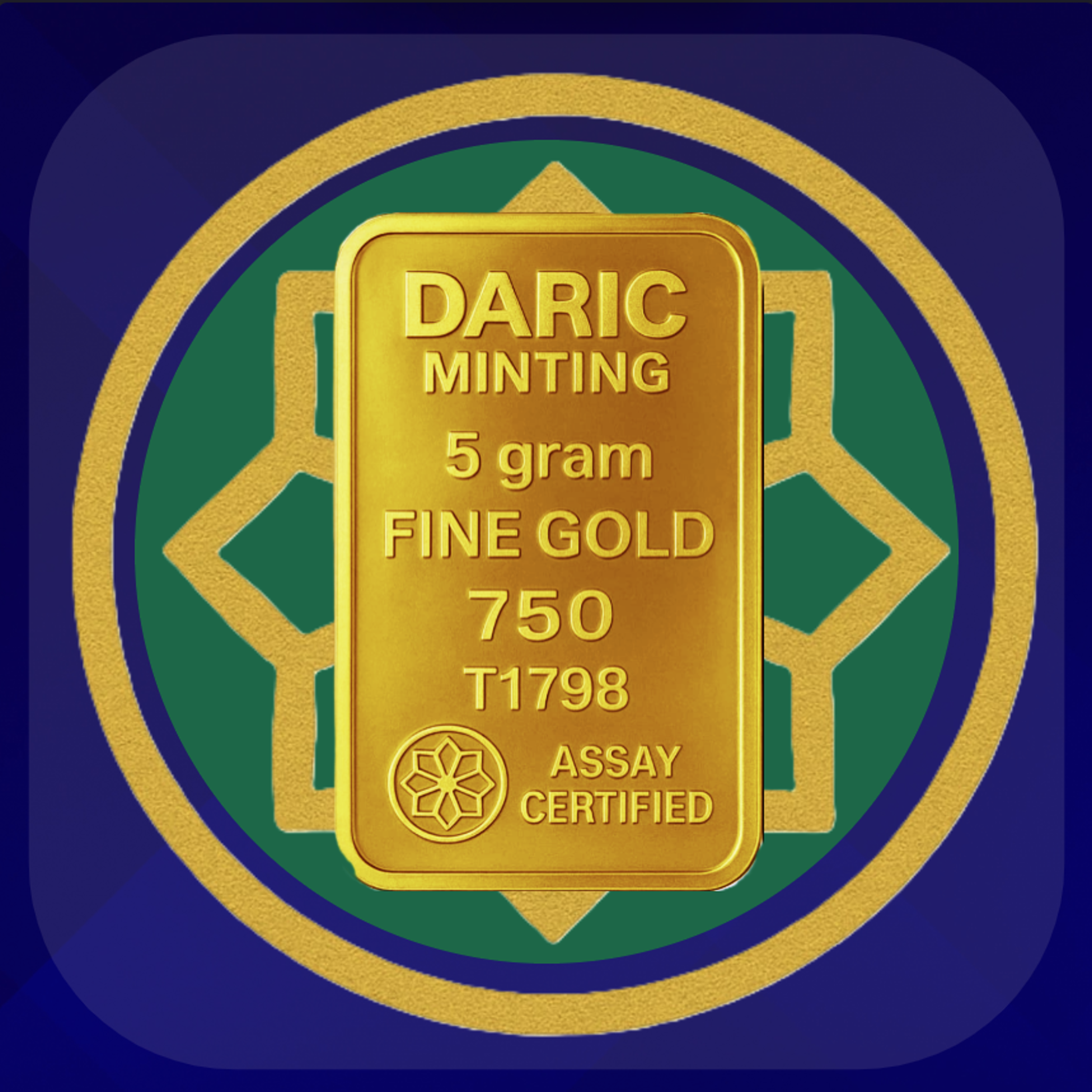 5 گرم شمش 18 عیار | 750