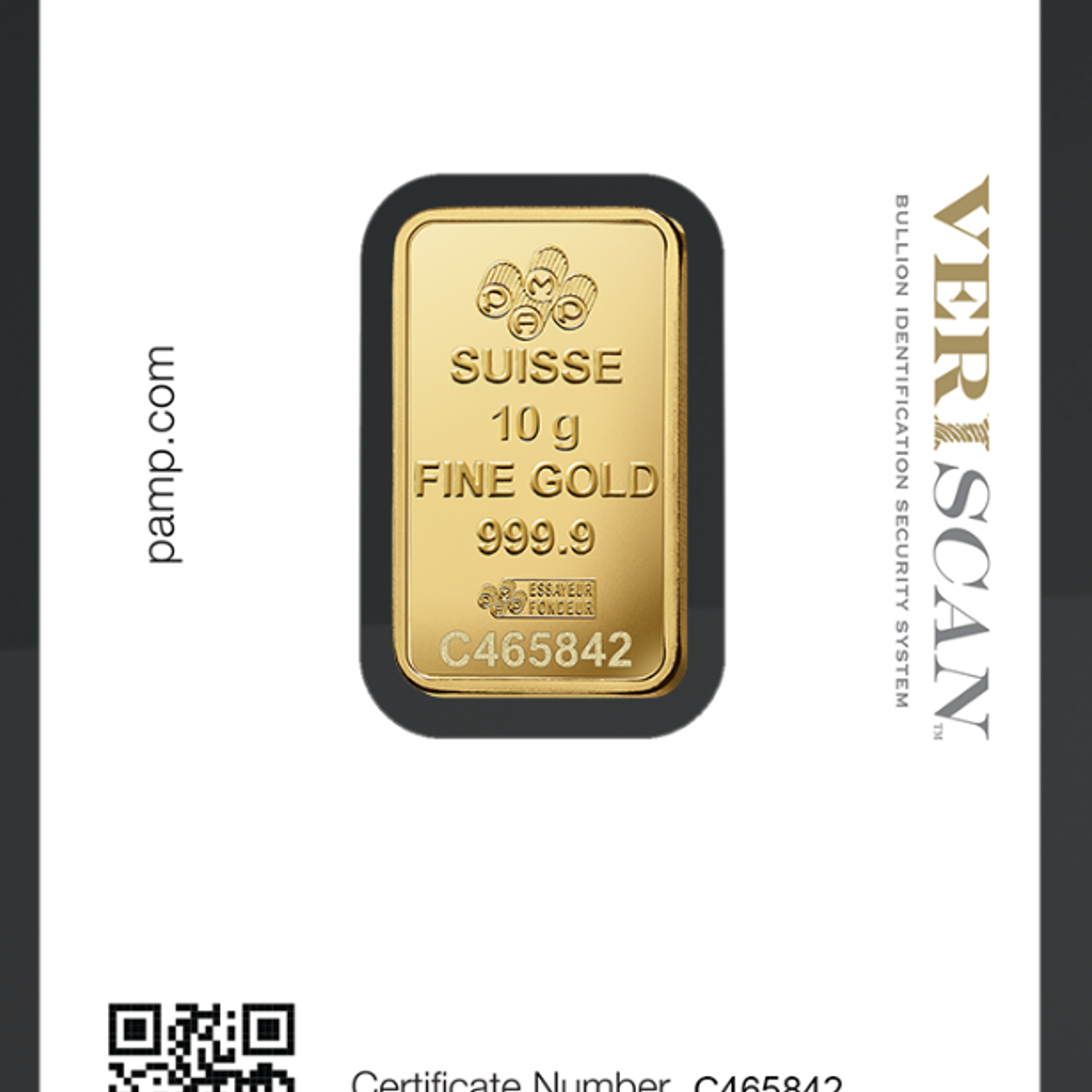 10 گرم  شمش طلای سوییس 24 | 999