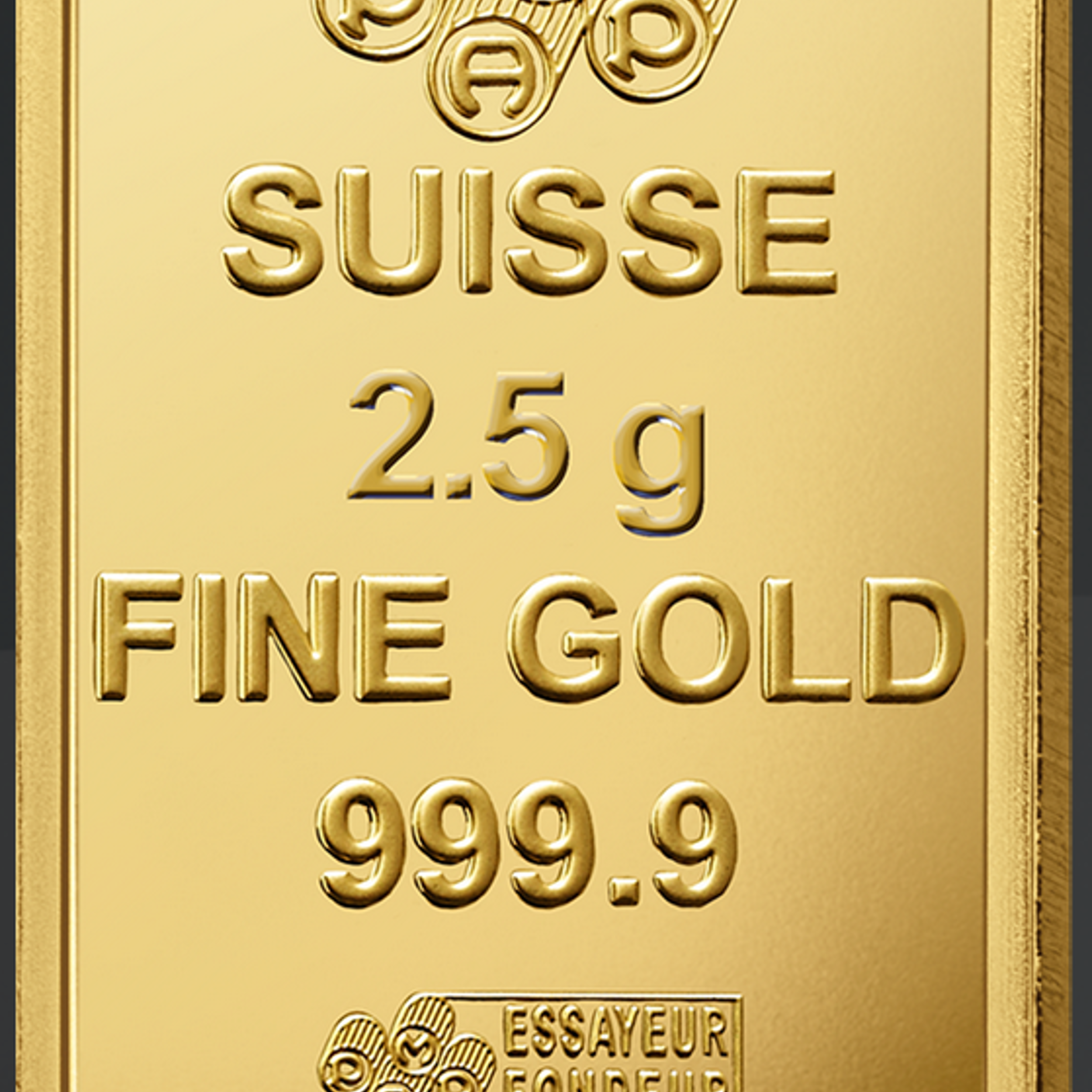 شمش طلای سوییس 24  دو و نیم  گرمی 999