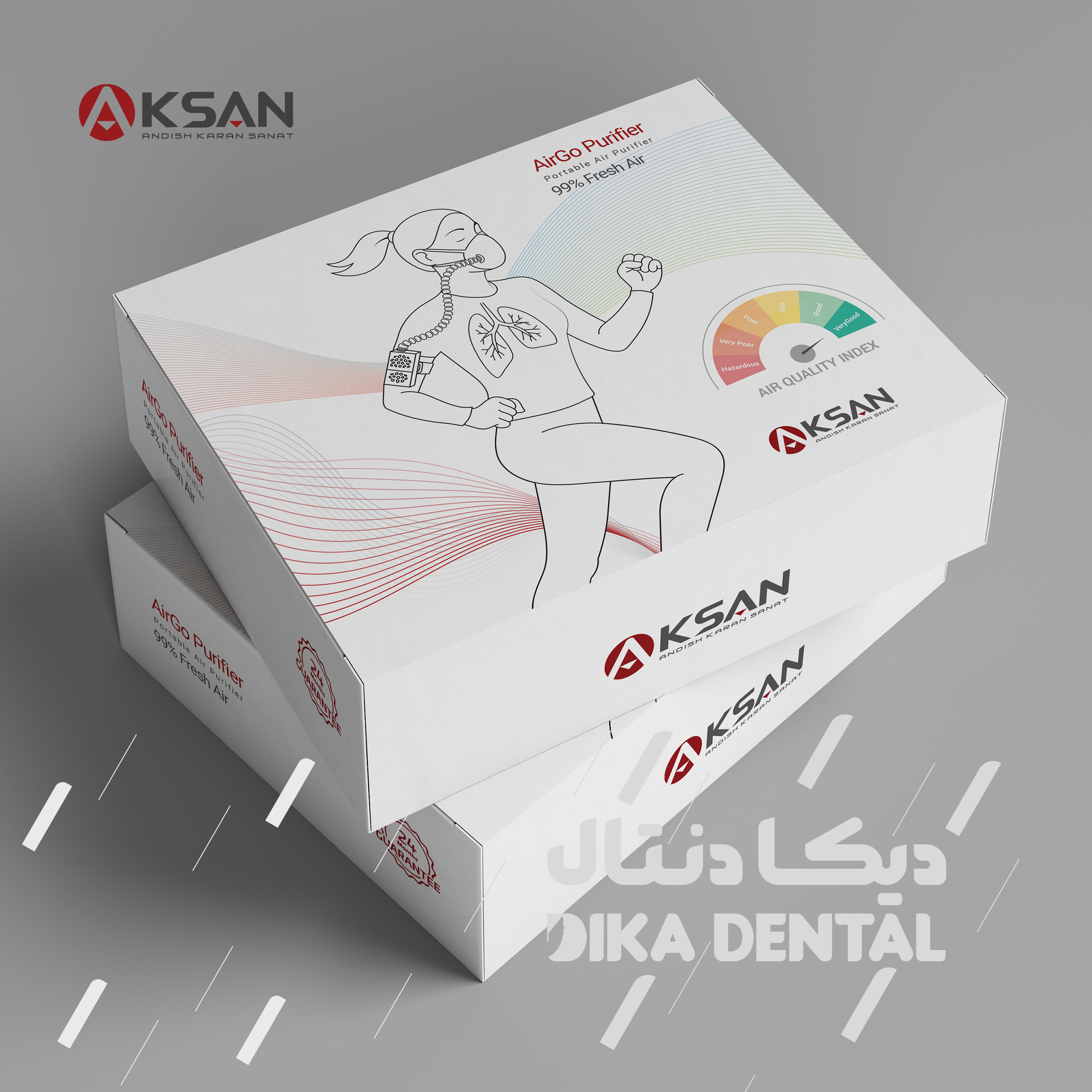 دستگاه تصفیه هوای همراه ایرگو