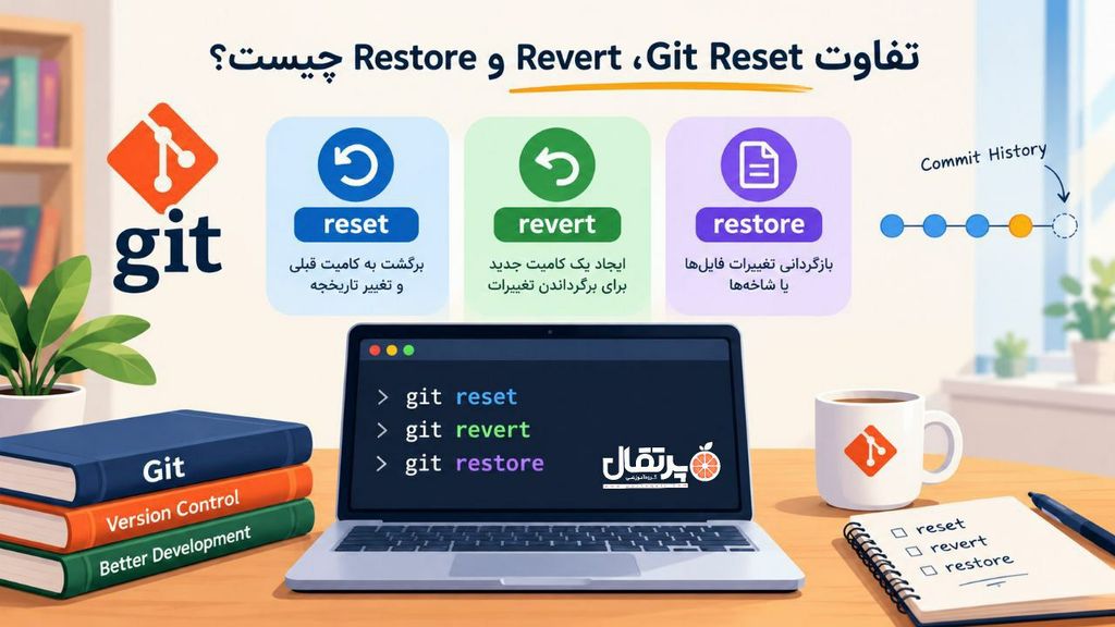 تفاوت Git Reset، Revert و Restore چیست؟