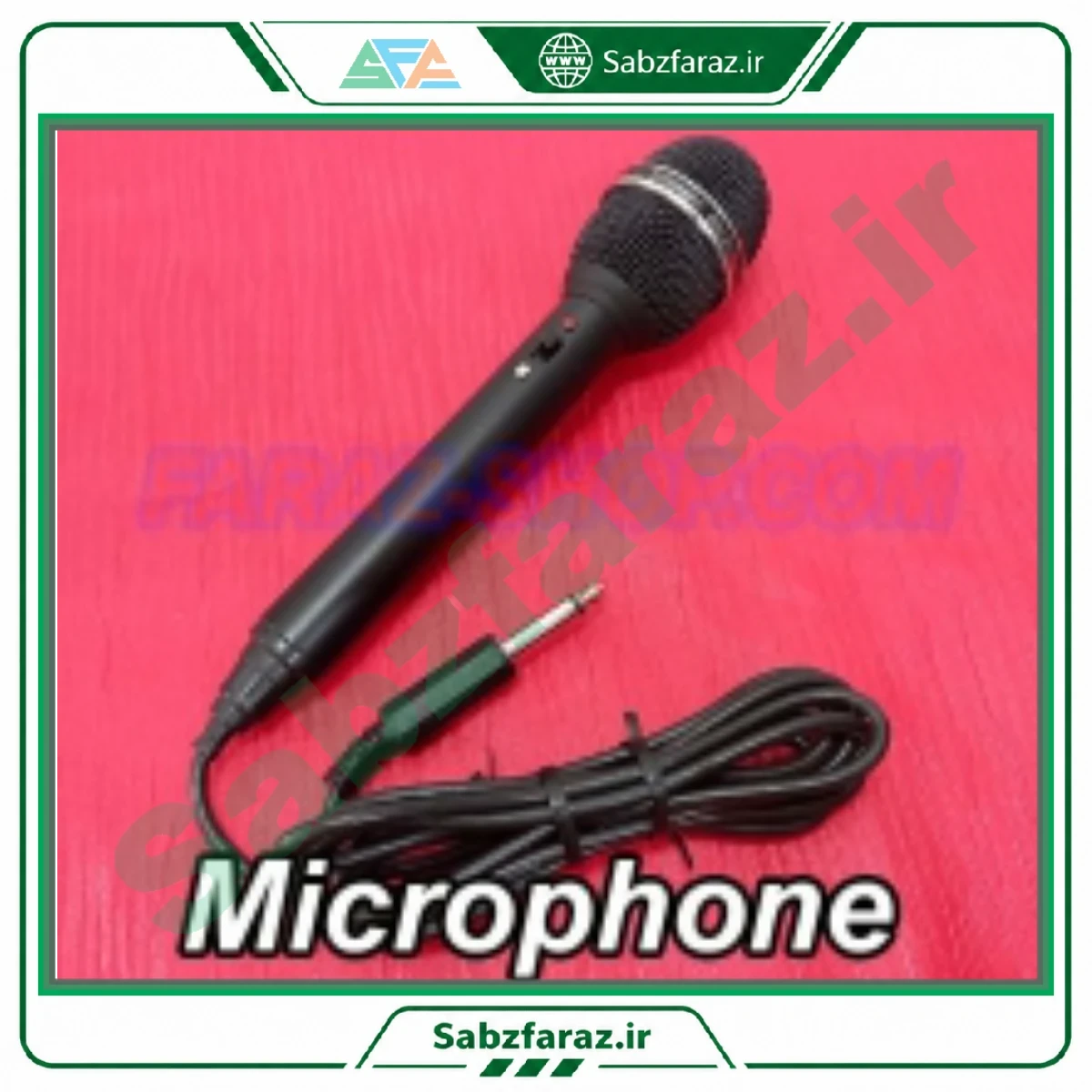 میکروفون دستی با سیم نوا مدل NAVA-4 - مشکی
