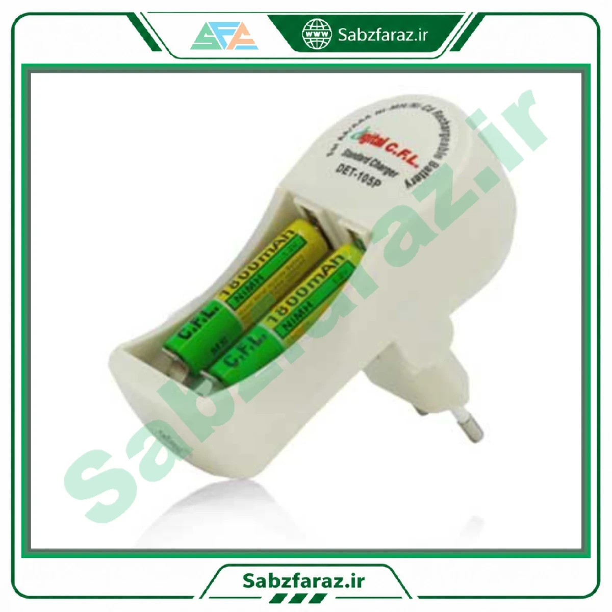 شارژر باتری قلمی و نیم‌قلمی دیجیتال سی‌اف‌ال مدل DET-105P