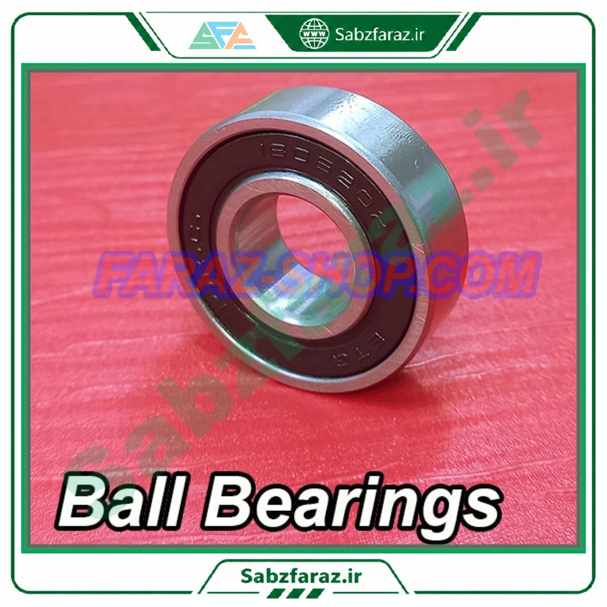 بلبرینگ 6342RS (قطر داخلی 4mm، قطر خارجی 16mm، ضخامت 5mm)