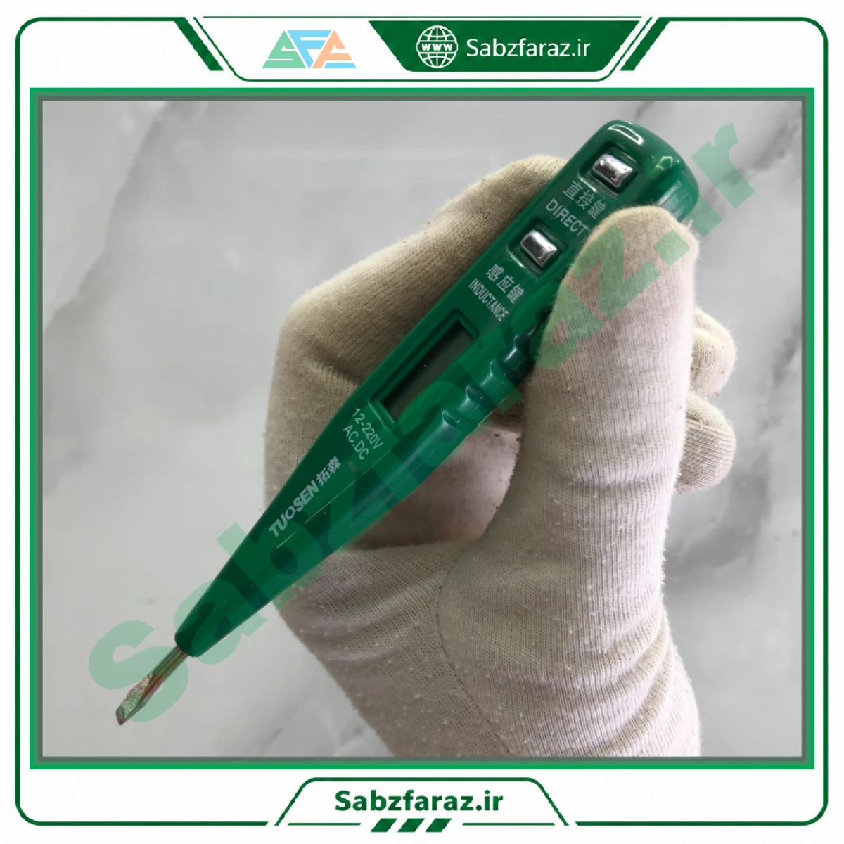 فازمتر دیجیتال جیبی XTUOSEN مدل AC/DC 12-220V با قابلیت تست مستقیم و القایی