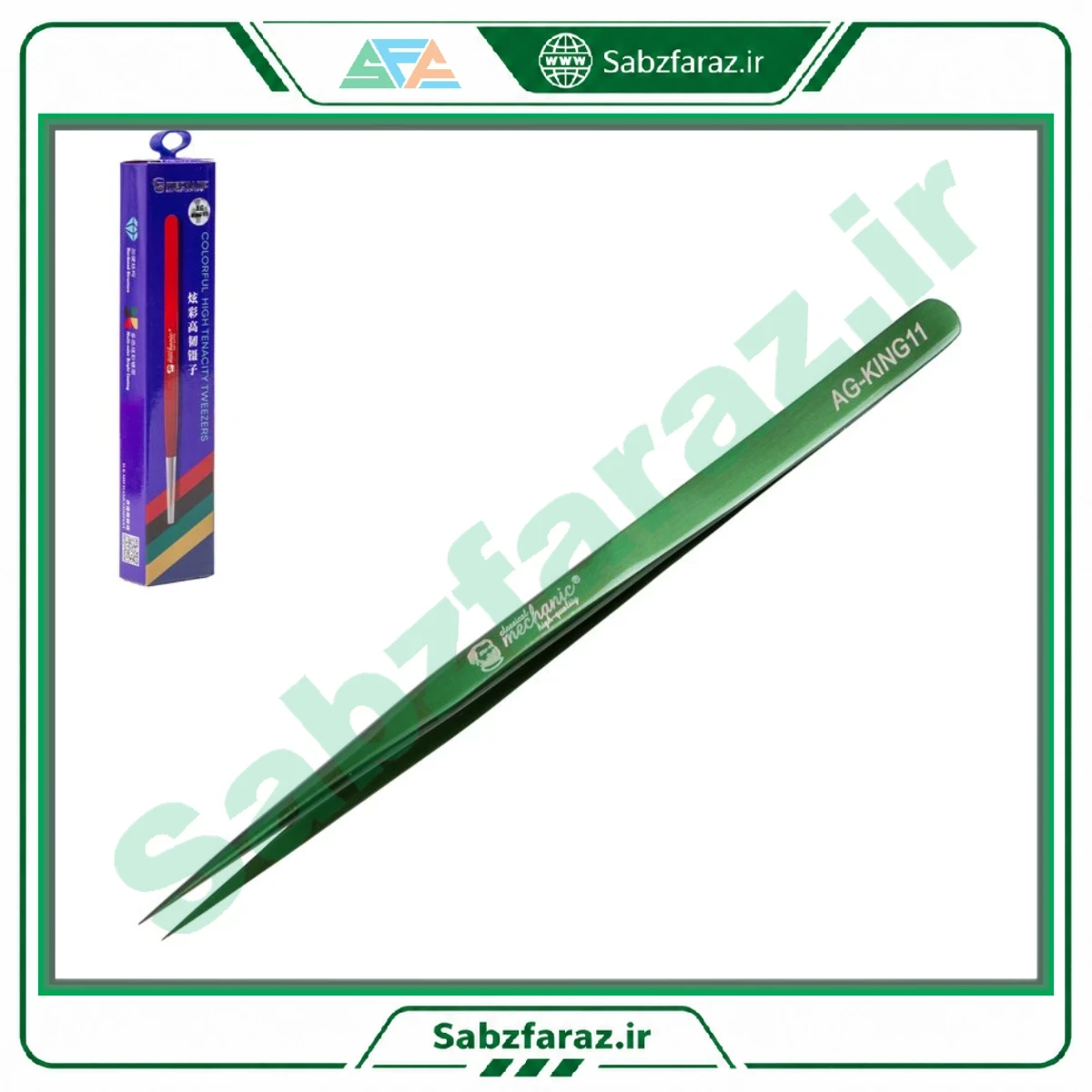 پنس حرفه ای تعمیرات مکانیک Mechanic AG-King11 رنگ سبز