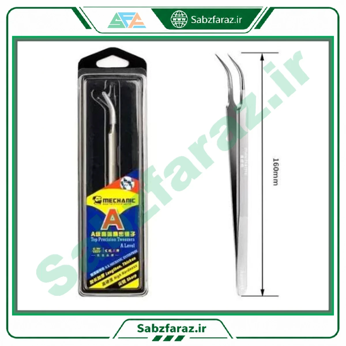 پنس سرکج مکانیک Mechanic AAA-15 آنتی استاتیک