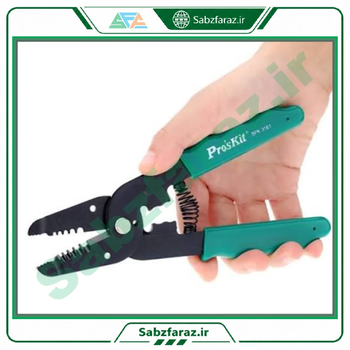سیم لخت کن و انبر پرس چند کاره پروسکیت مدل Pro'sKit 8PK-3161