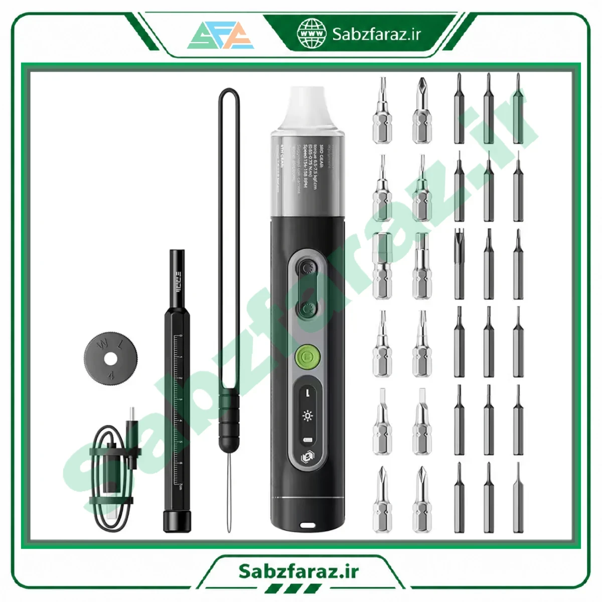 ست پیچ گوشتی شارژی جاکمی مدل JM-8196 مجموعه ۳۵ عددی