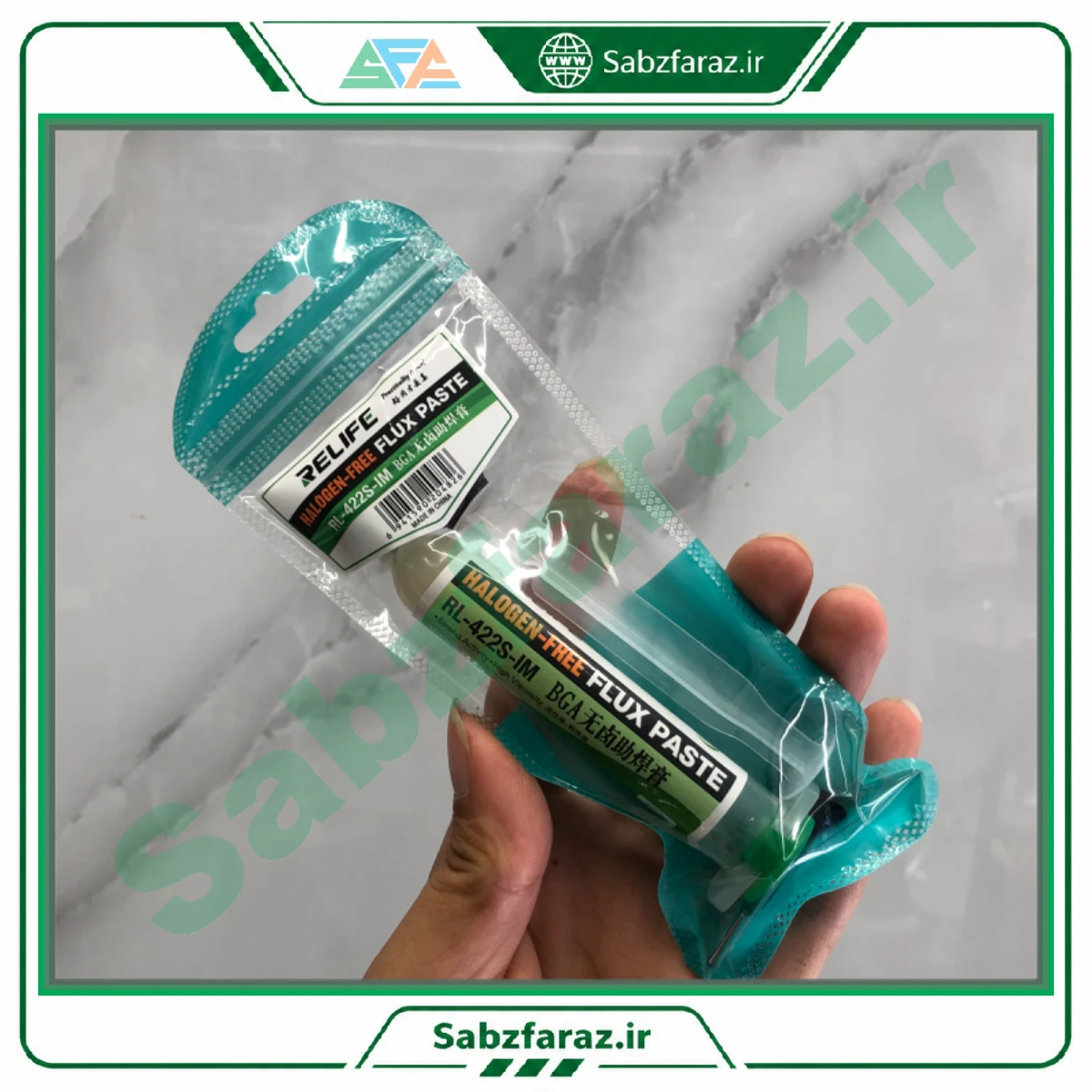 خمیر فلاکس سرنگی رلایف RELIFE RL-422S-IM حجم 10cc