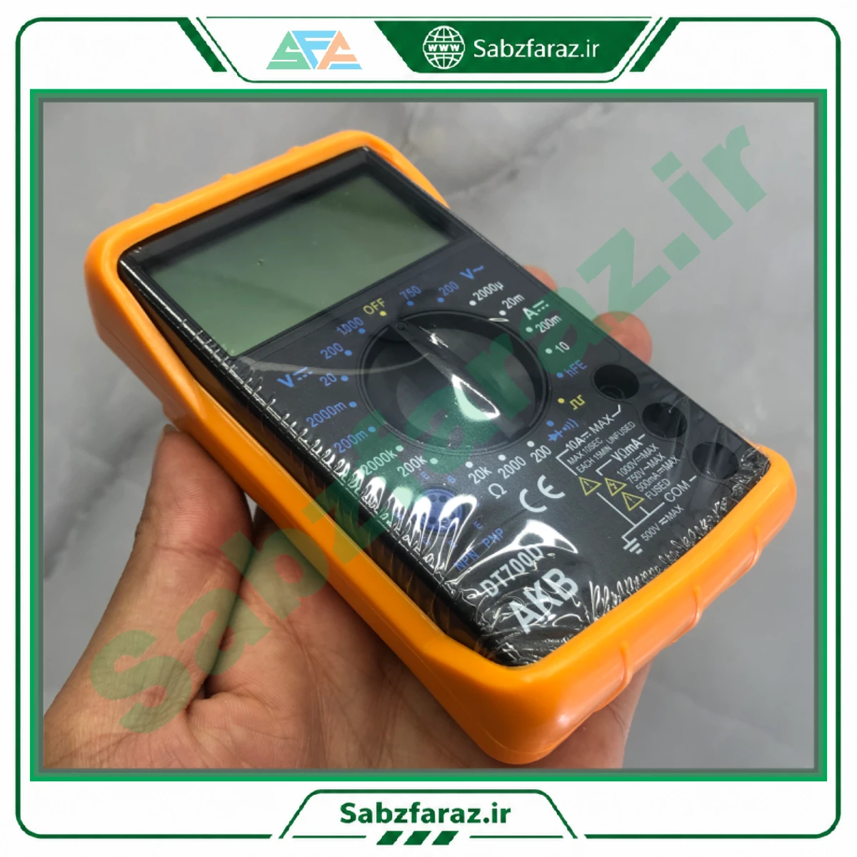 مولتی متر دیجیتال رومیزی AKB مدل DT700D