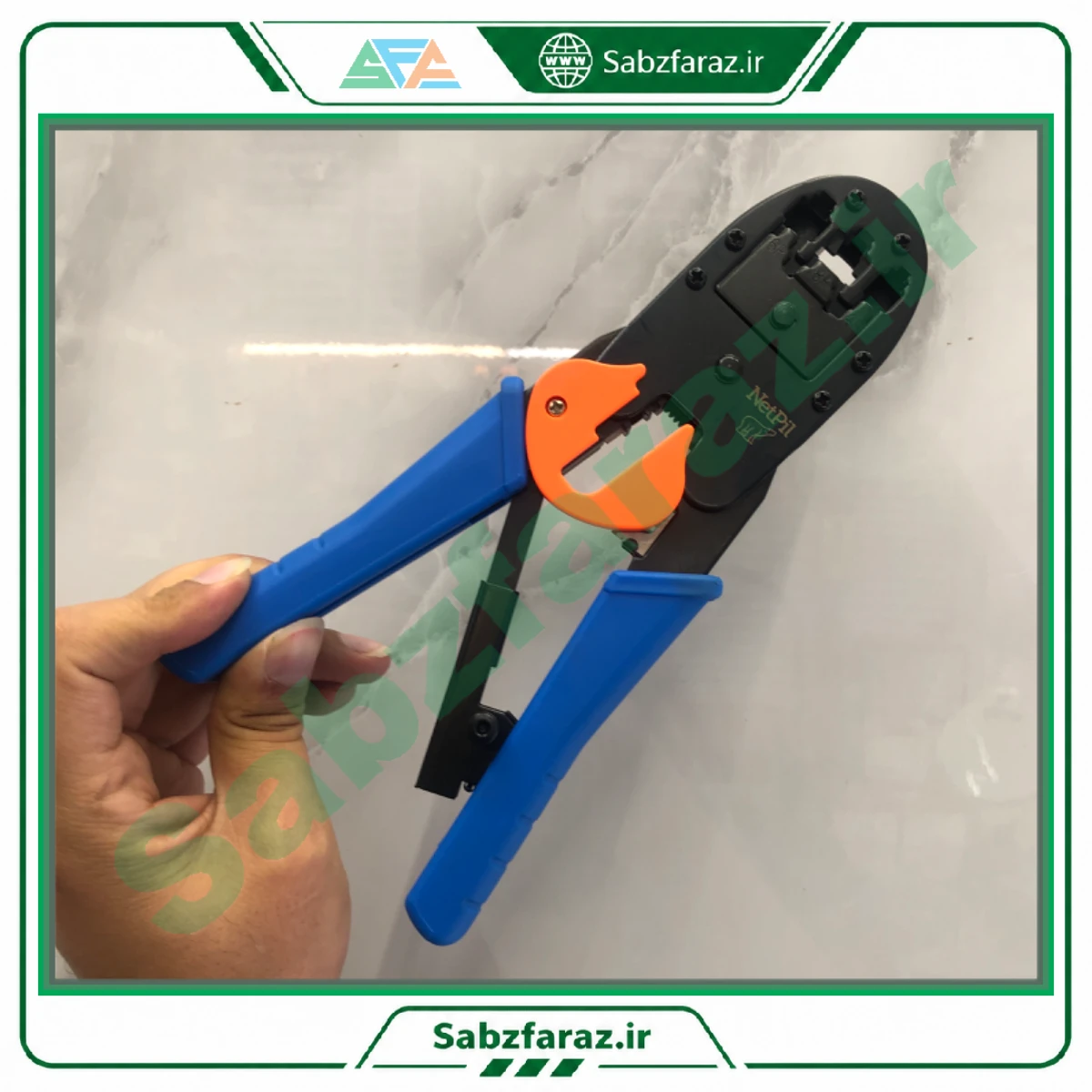 آچار سوکت‌زن شبکه و تلفن نت‌پلی مدل NetPli YB-3468R