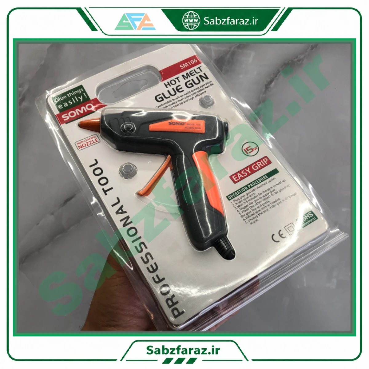 بررسی تخصصی تفنگ چسب حرارتی سامو مدل SM106؛ دقت در اتصال
