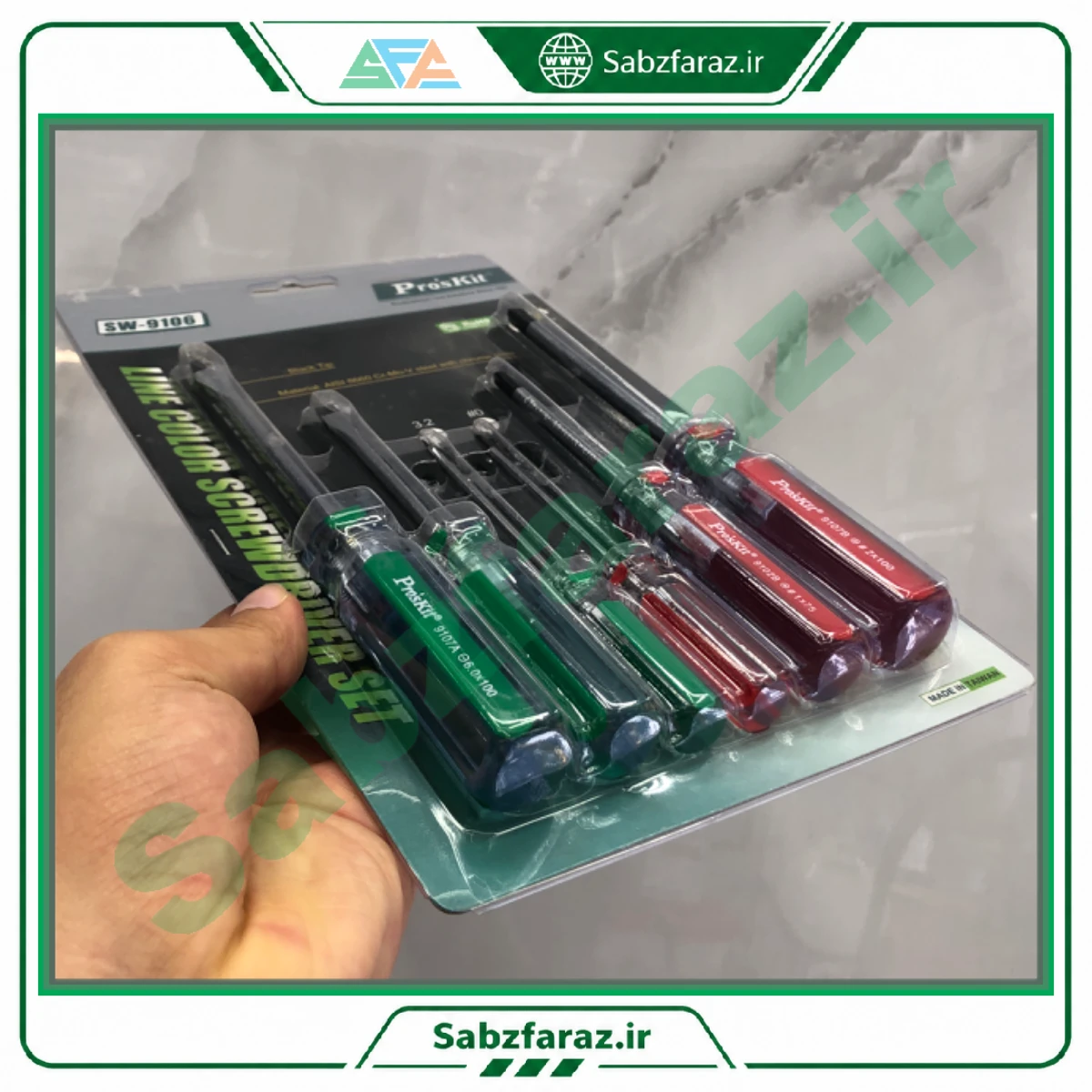 بررسی ست پیچگوشتی ۶ عددی پروسکیت مدل SW-9106