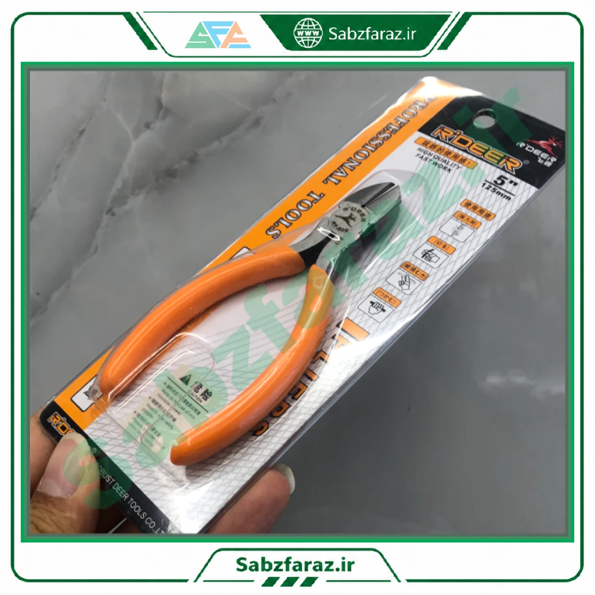 سیم چین ۵ اینچ ۱۲۵ میلی متری رادیر مدل R'DEER RT-502