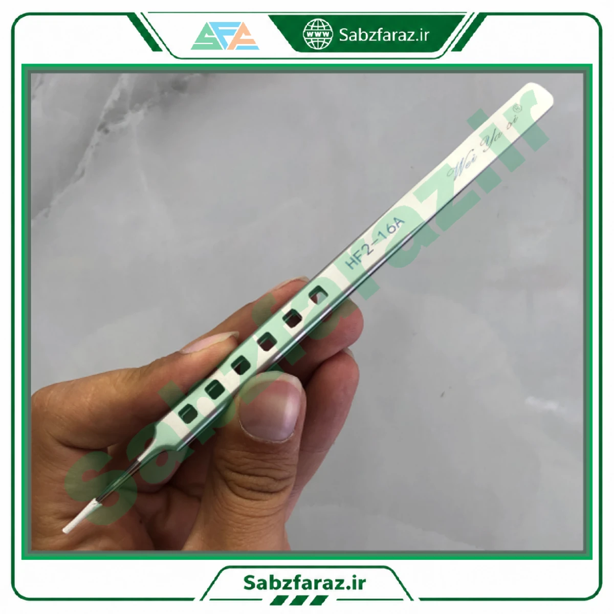 پنس ضد استاتیک نوک تیز ویاسی مدل Wei Ya Si HF-16A استیل ضد زنگ