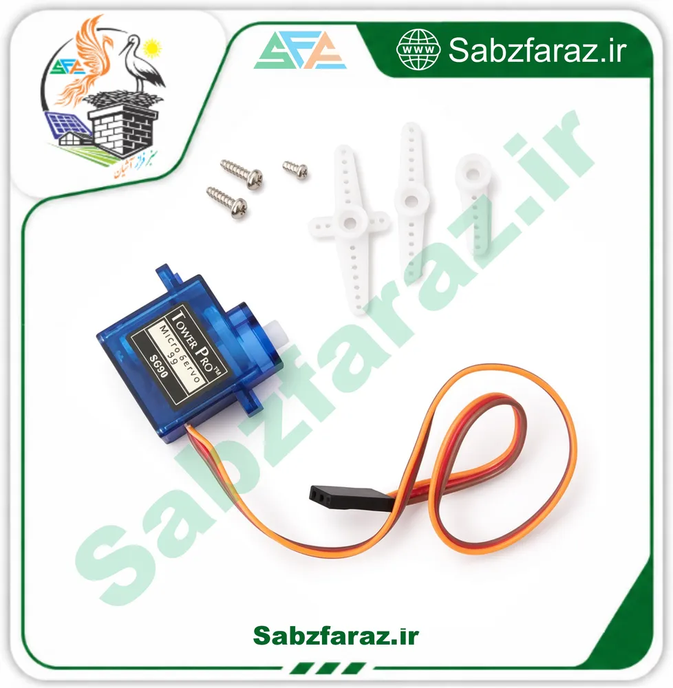 راهنمای کامل و چک‌لیست راه‌اندازی میکرو سروو موتور SG90
