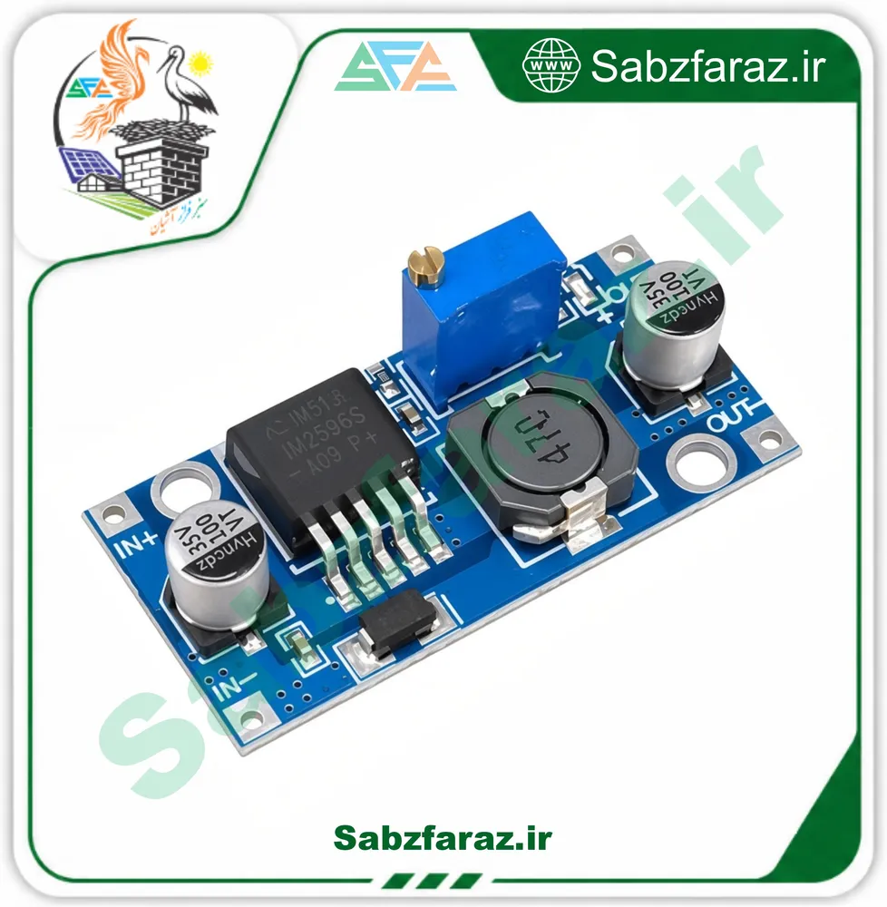 راهنمای جامع ماژول رگولاتور کاهنده ولتاژ LM2596S