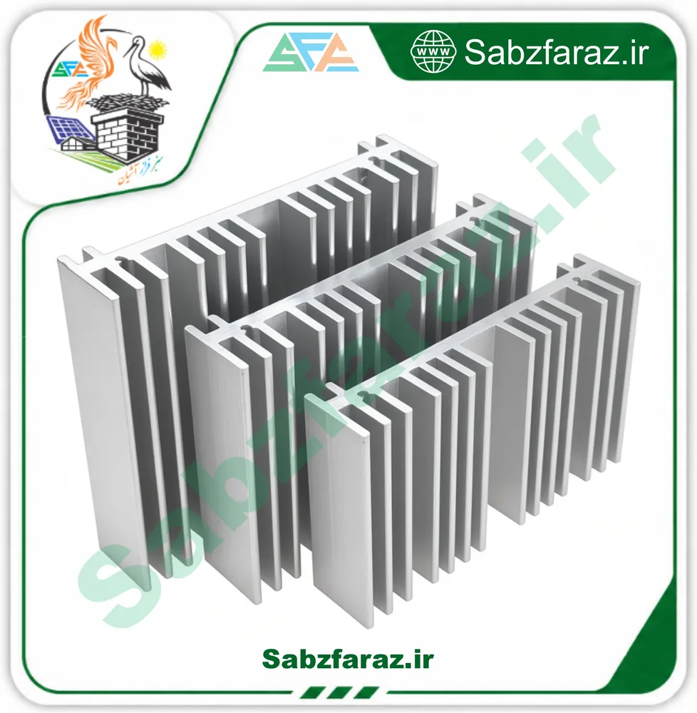 هیت سینک آلومینیومی شانه‌ای 15-60-67 میلی‌متر