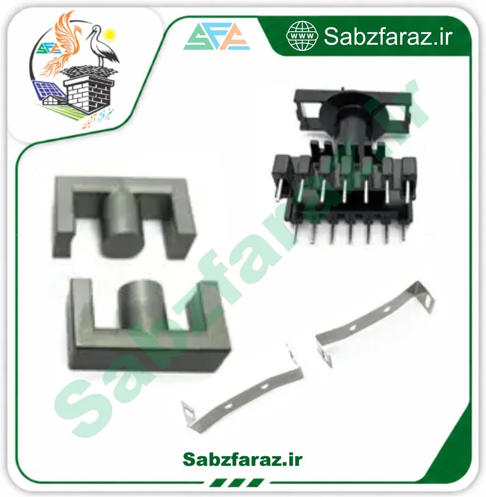 هسته فریت ETD29 و قرقره بوبین 14 پین