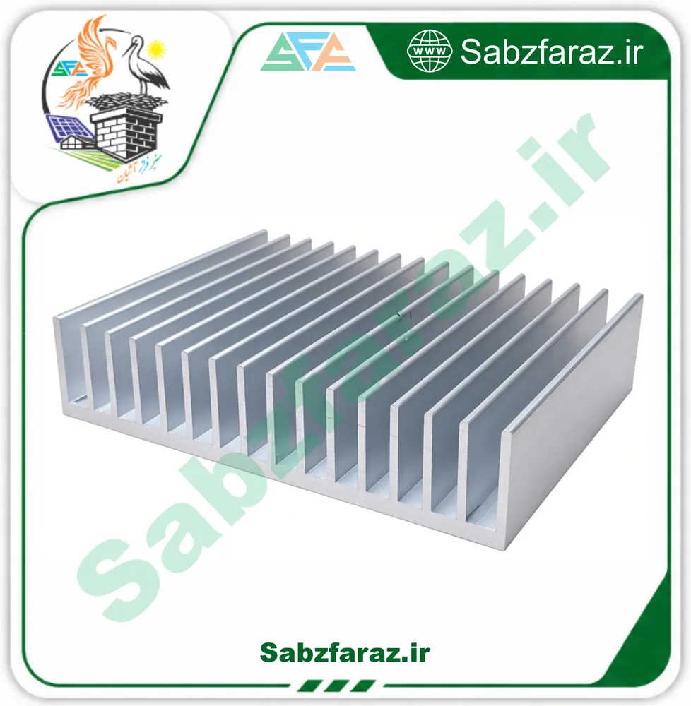 هیت سینک آلومینیومی شانه‌ای 25-80-112 میلی‌متر
