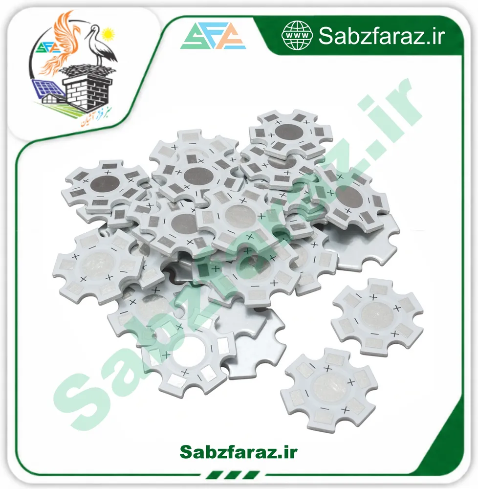 هیت سینک ال ای دی ۱ وات (سفید و مشکی)