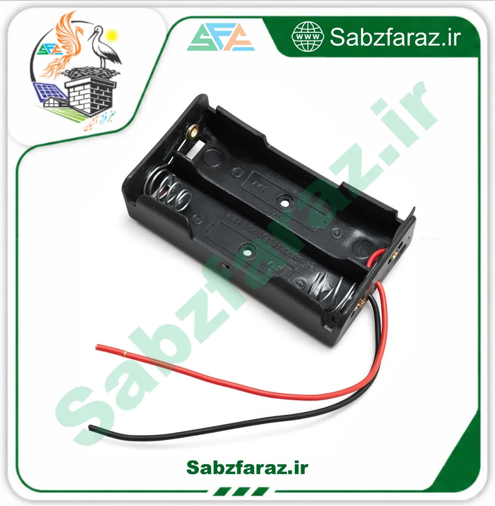 جاباتری دوتایی باتری لیتیوم یون ۳.۷ ولت سایز ۱۸۶۵۰