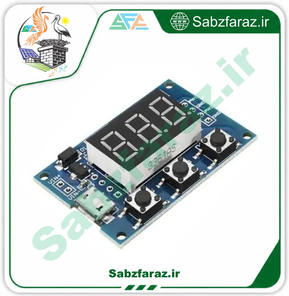ماژول PWM دو کاناله با نمایشگر HW-515