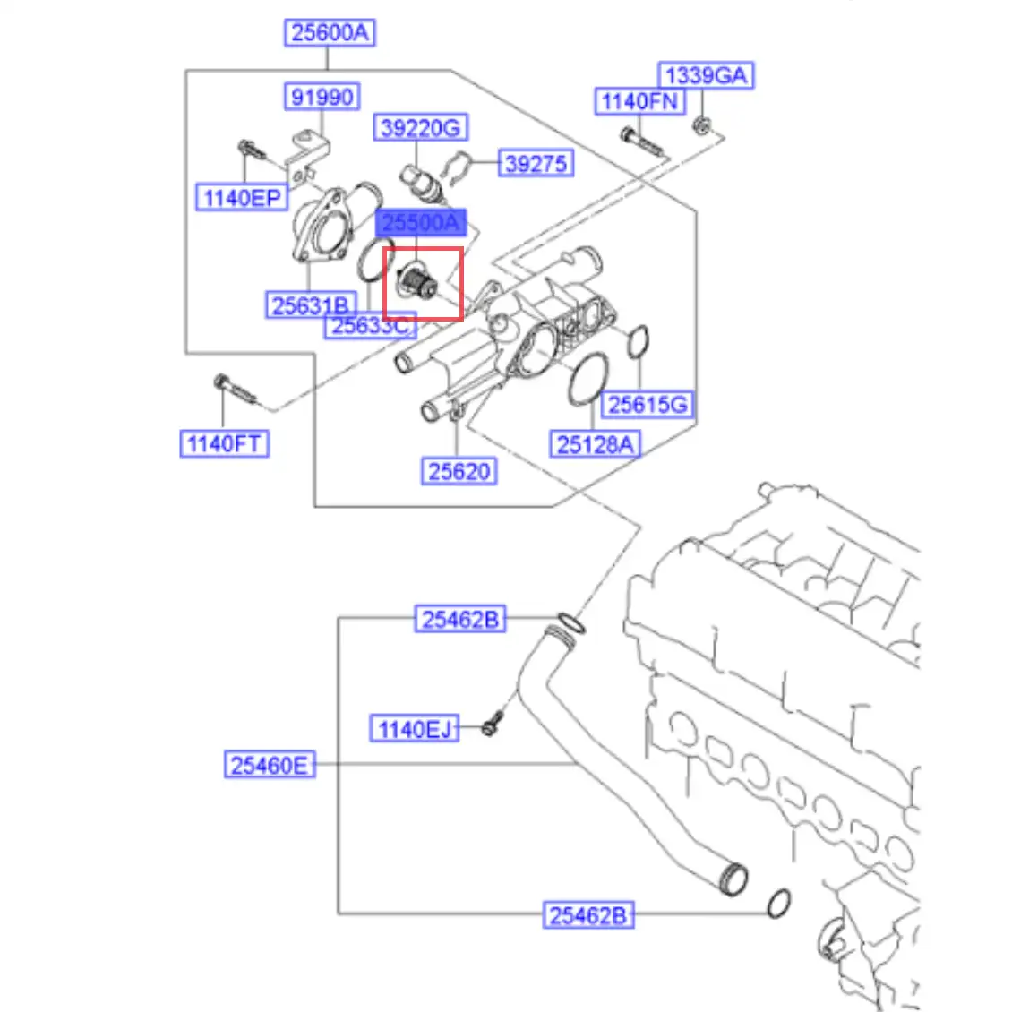 شماتیک نصب ترموستات آونته IX45/YF/I30