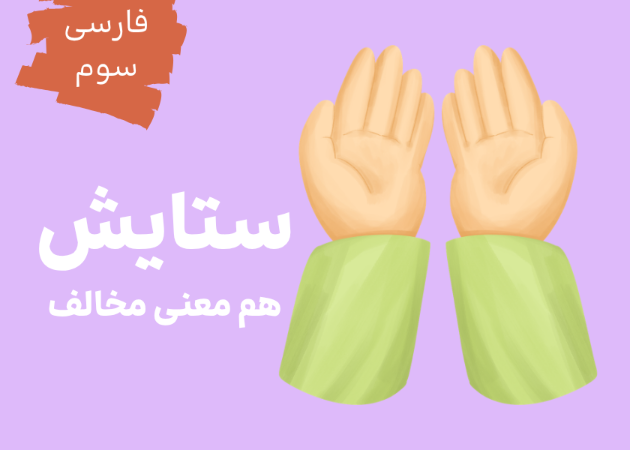 ستایش: هم معنی و مخالف