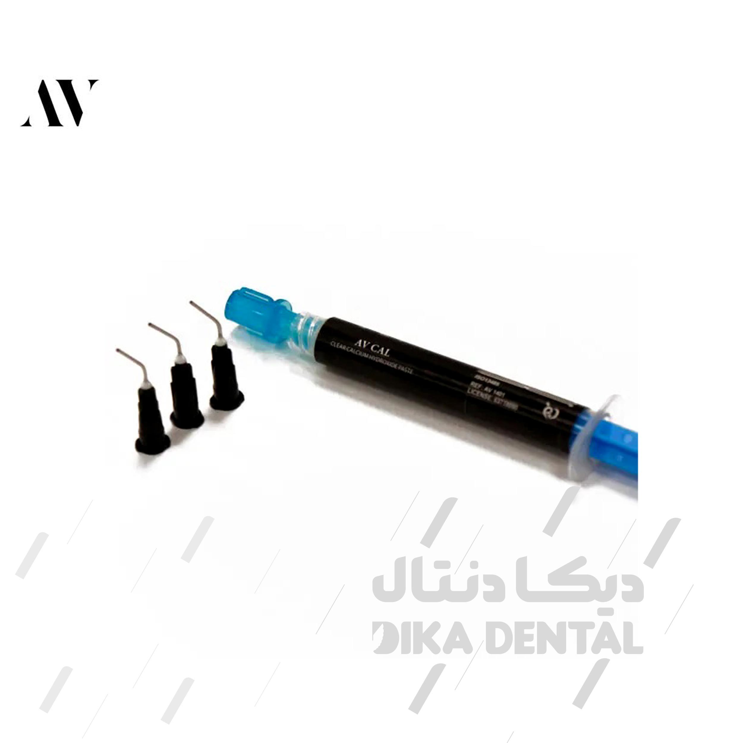 خمیر کلسیم هیدروکساید شفاف حجم 3 میلی لیتر