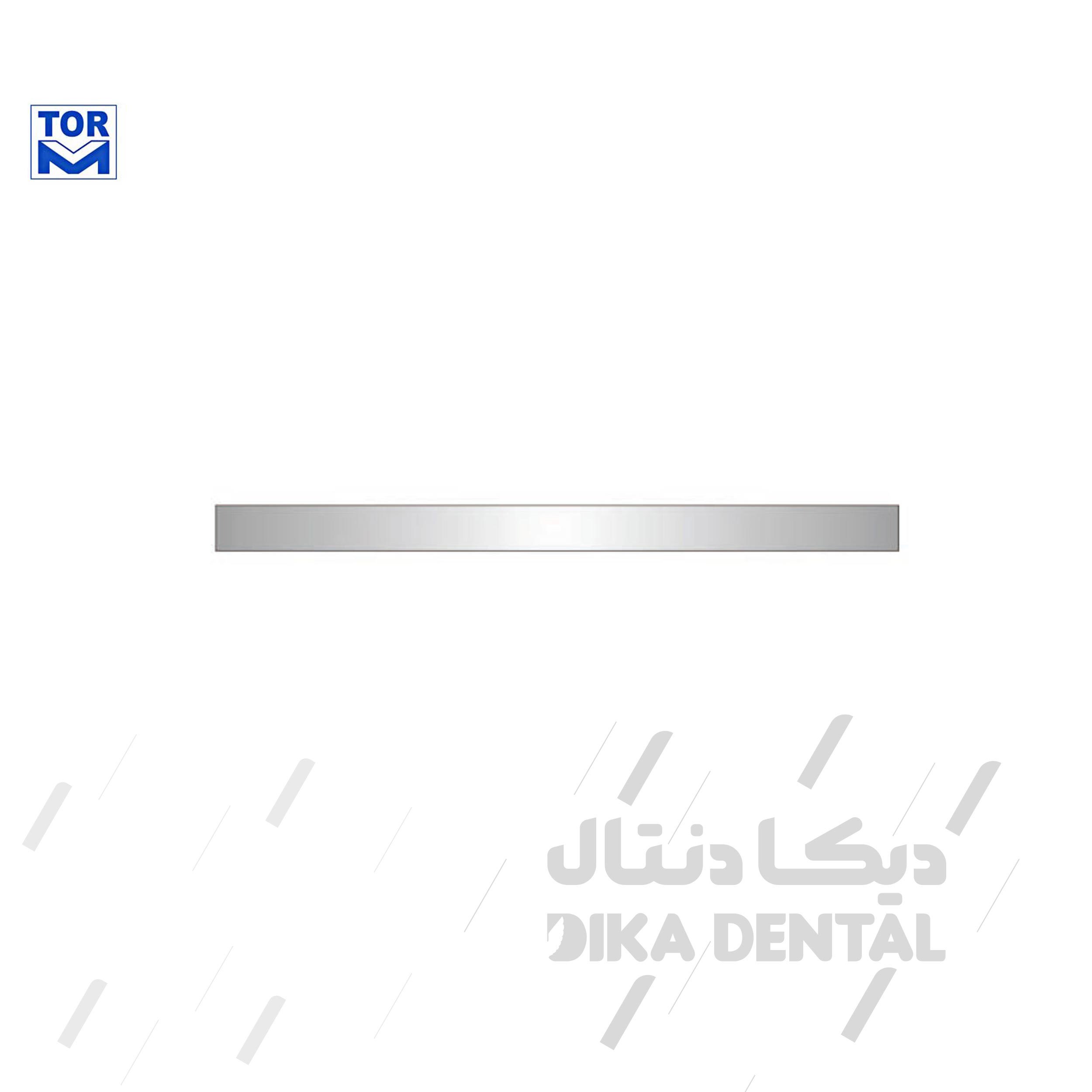نوار فلزی مستقیم عرض 7 میل طول 10 سانت