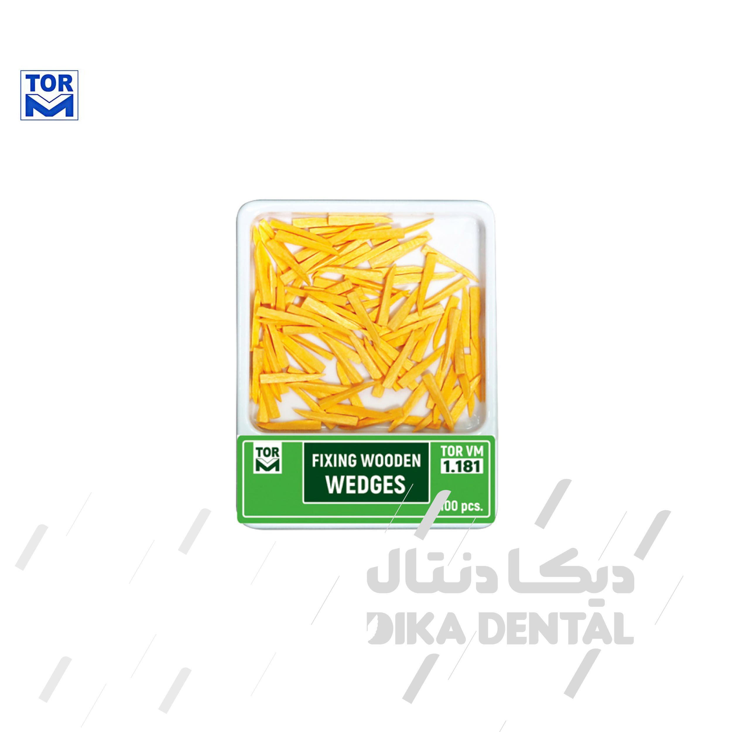 وج چوبی آناتومیک 100 عددی نارنجی