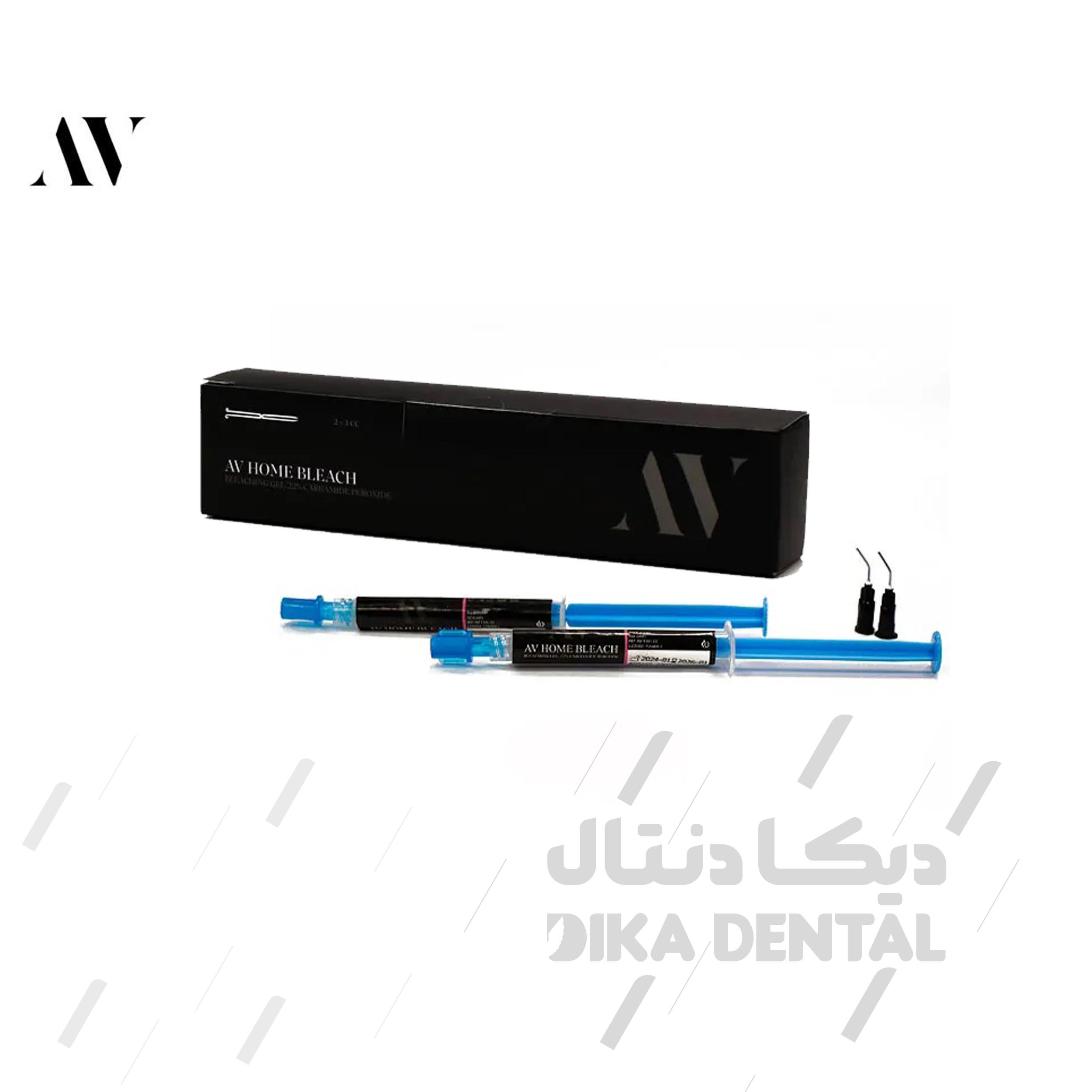 ژل بلیچینگ خانگی کارباماید پروکساید 22 درصد2 سرنگ