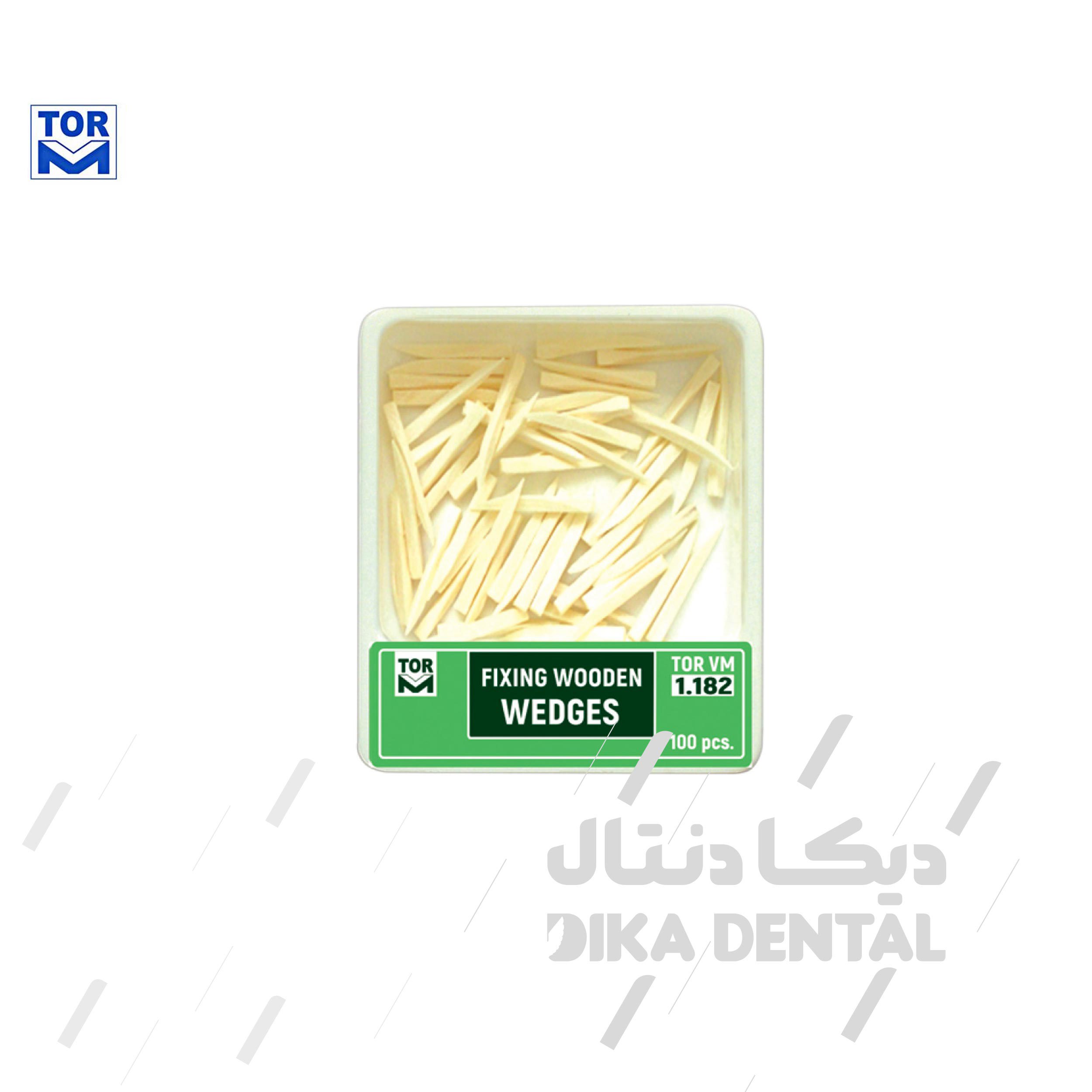 وج چوبی آناتومیک 100 عددی سفید