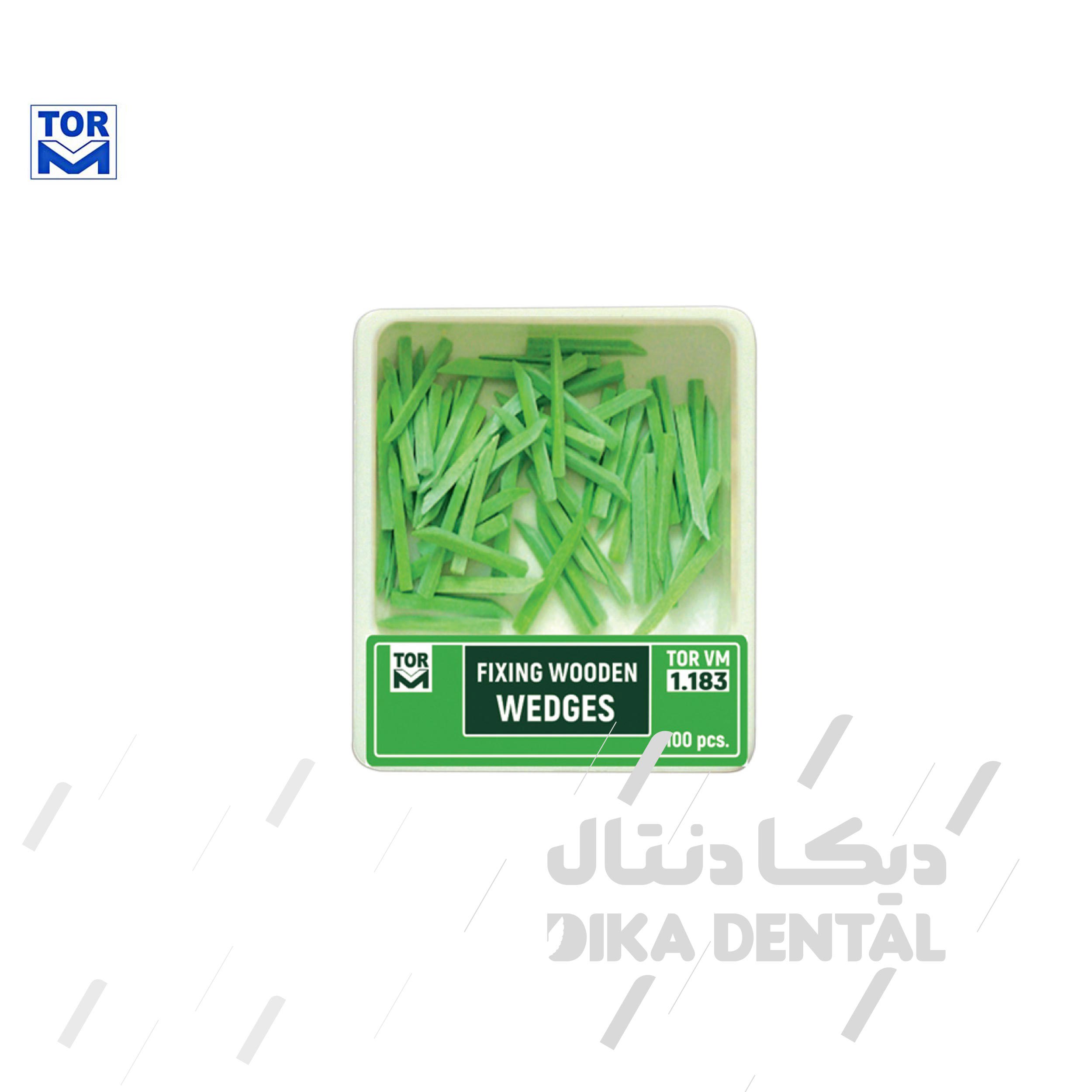وج چوبی آناتومیک 100 عددی  سبز