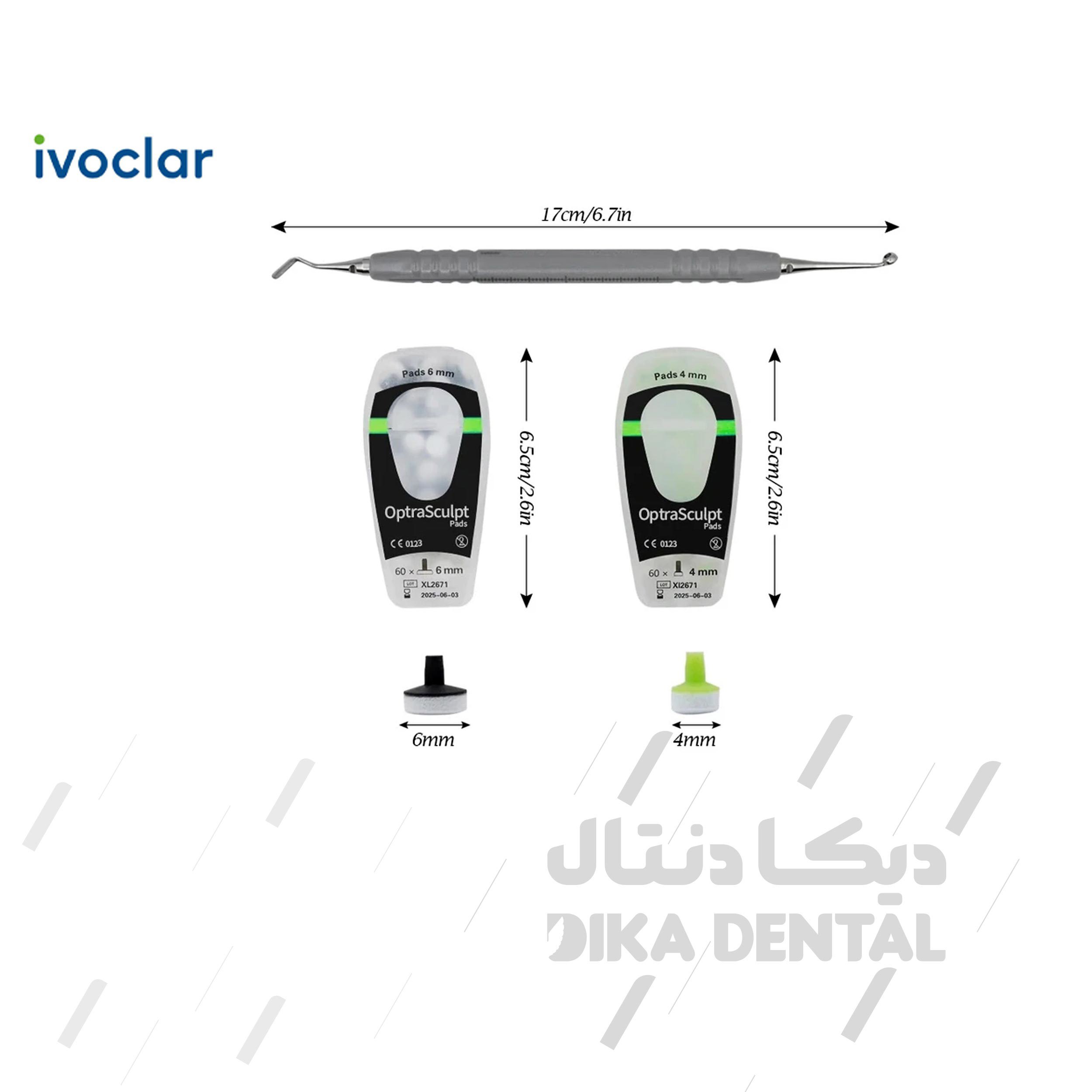 کیت قلم اپترا اسکالپ پد ایوکلار