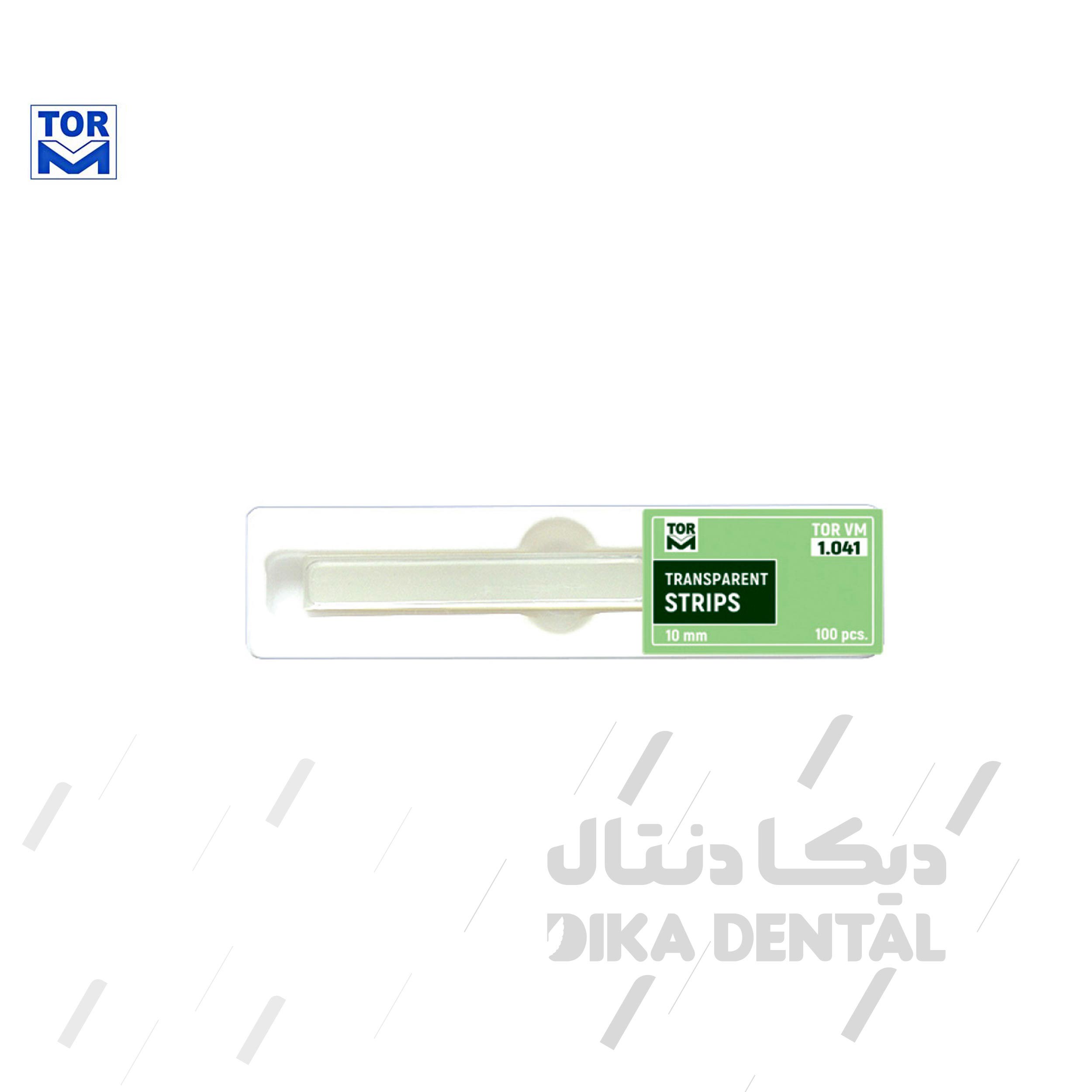 نوار شفاف برش خورده 100 عددی  عرض 10 میلی متر