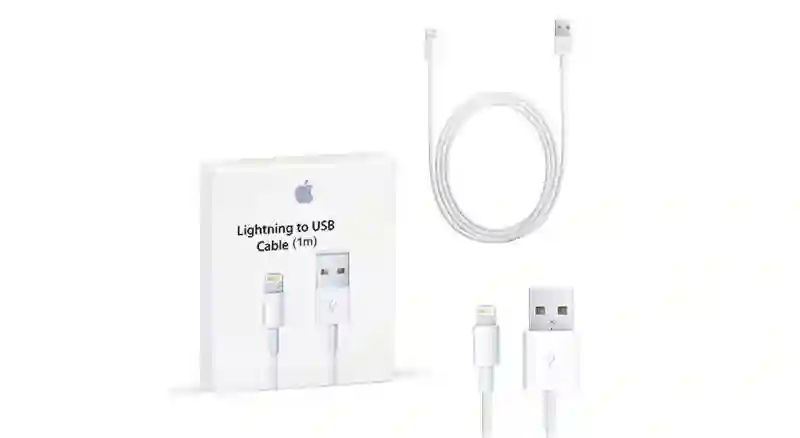 کابل تبدیل لایتنینگ به USB اپل طول ۱ متر