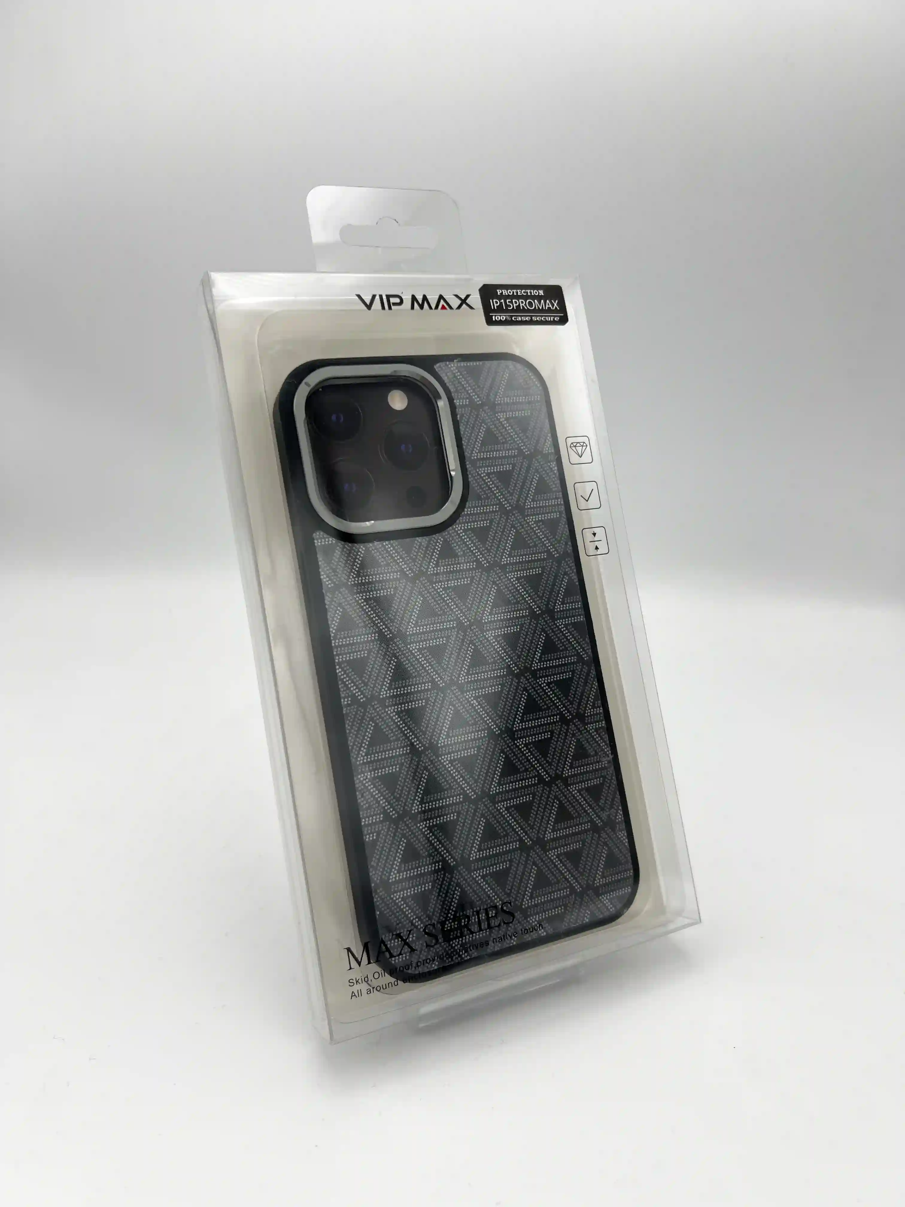 کاور طرح دار هندسی VIP MAX مدل MAX SERIES| محافظ iPhone 15 ProMax