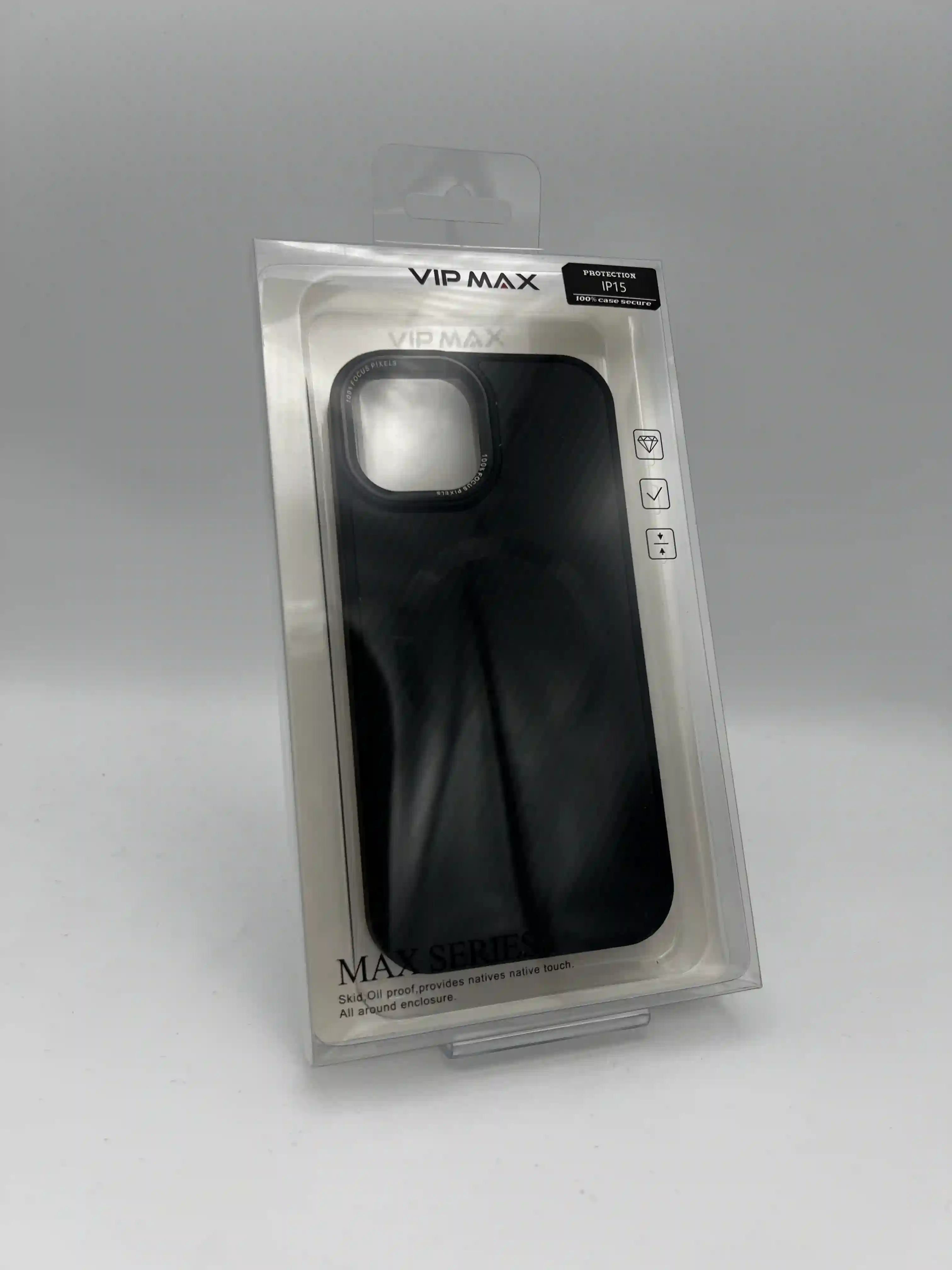 کاور VIP MAX طرح فیبر کربن (MAX SERIES) | قاب ضد ضربه iPhone 15 Normal