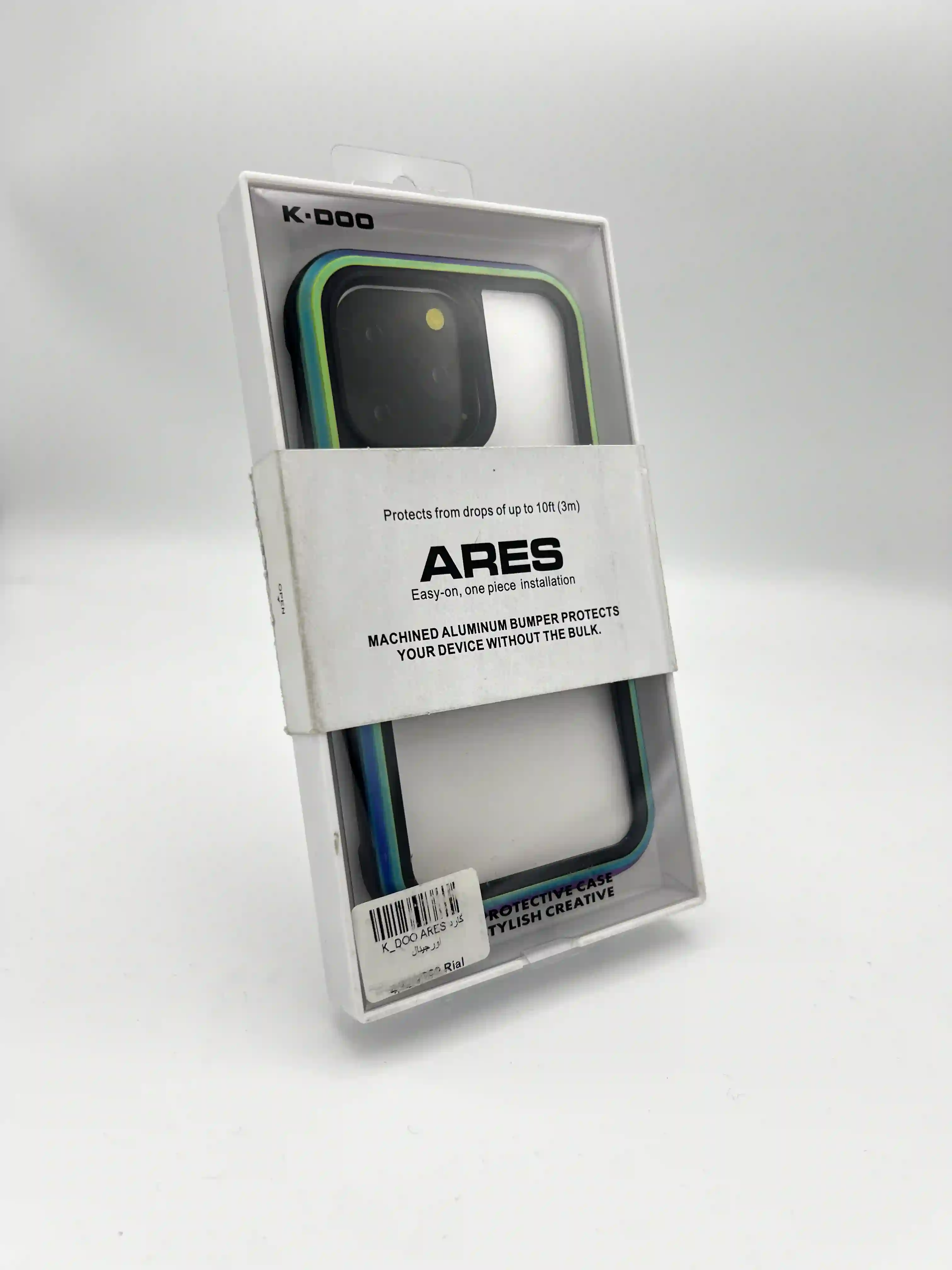 کاور هیبریدی K.doo مدل ARES | قاب شفاف ضد ضربه iPhone 14 Pro
