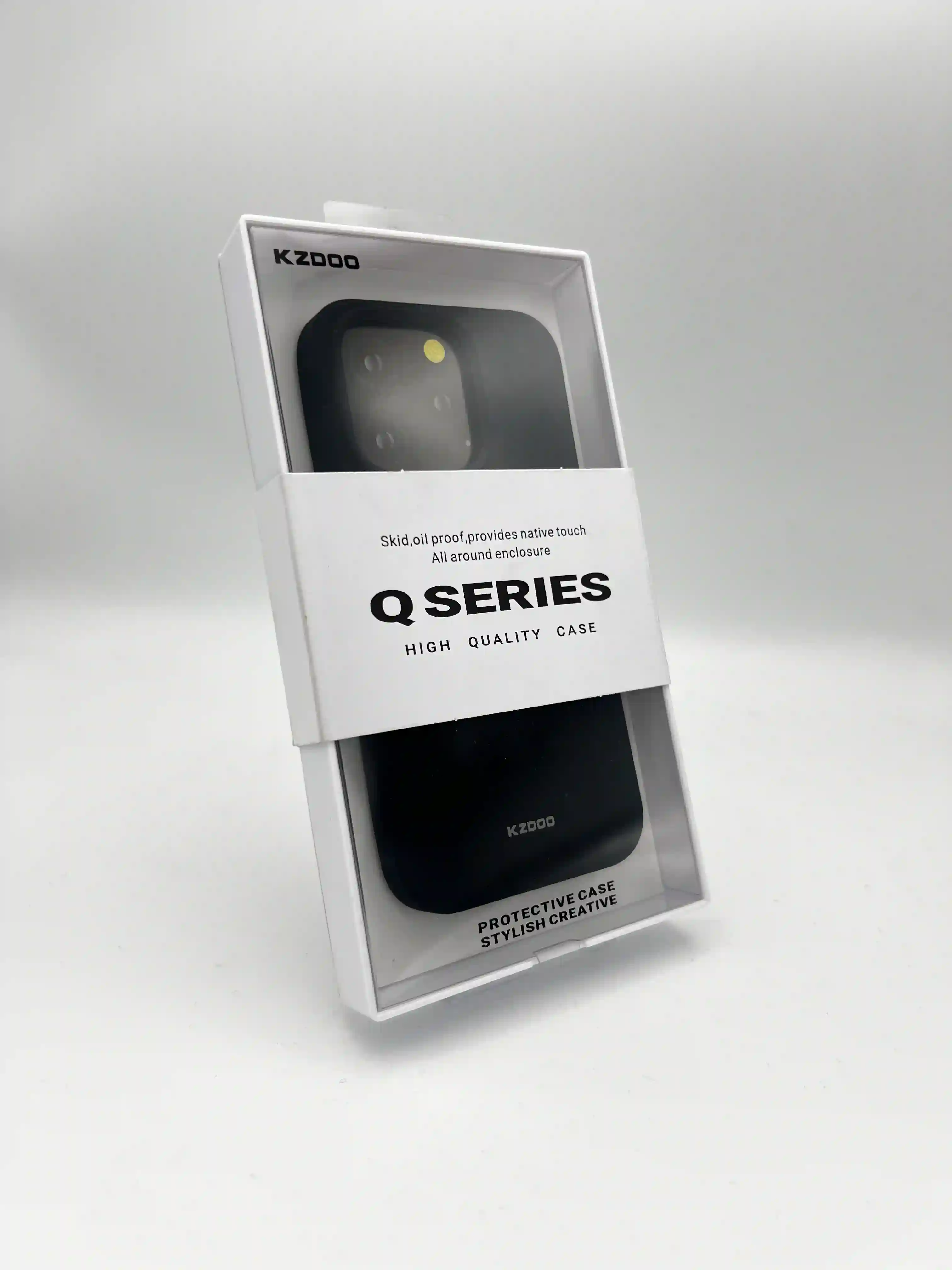 کاور ساده Kzdoo مدل Q-Series | قاب مات ضد ضربه iPhone 14 Pro
