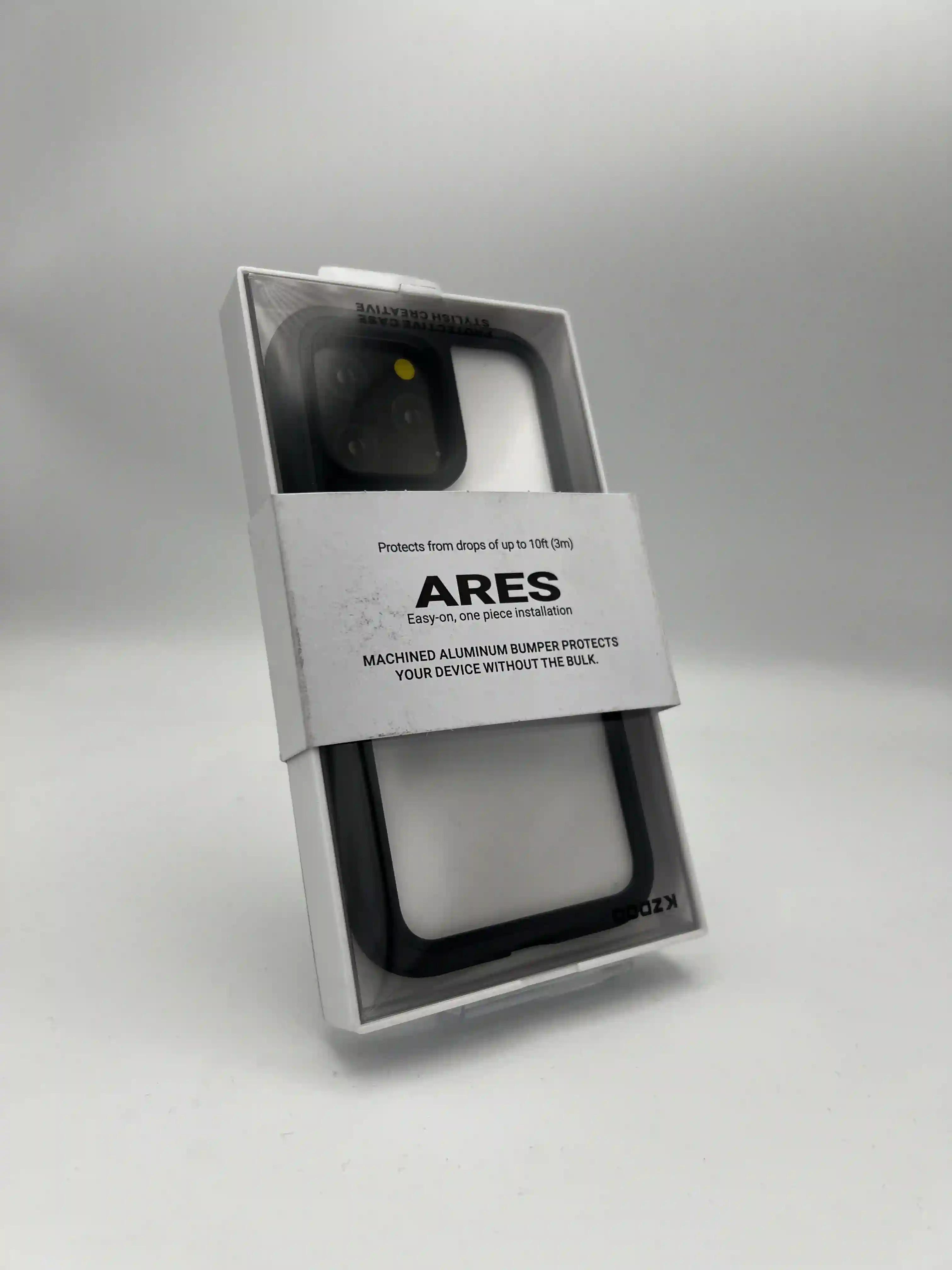 کاور هیبریدی Kzdoo مدل ARES | قاب شفاف ضد ضربه iPhone 14 ProMax