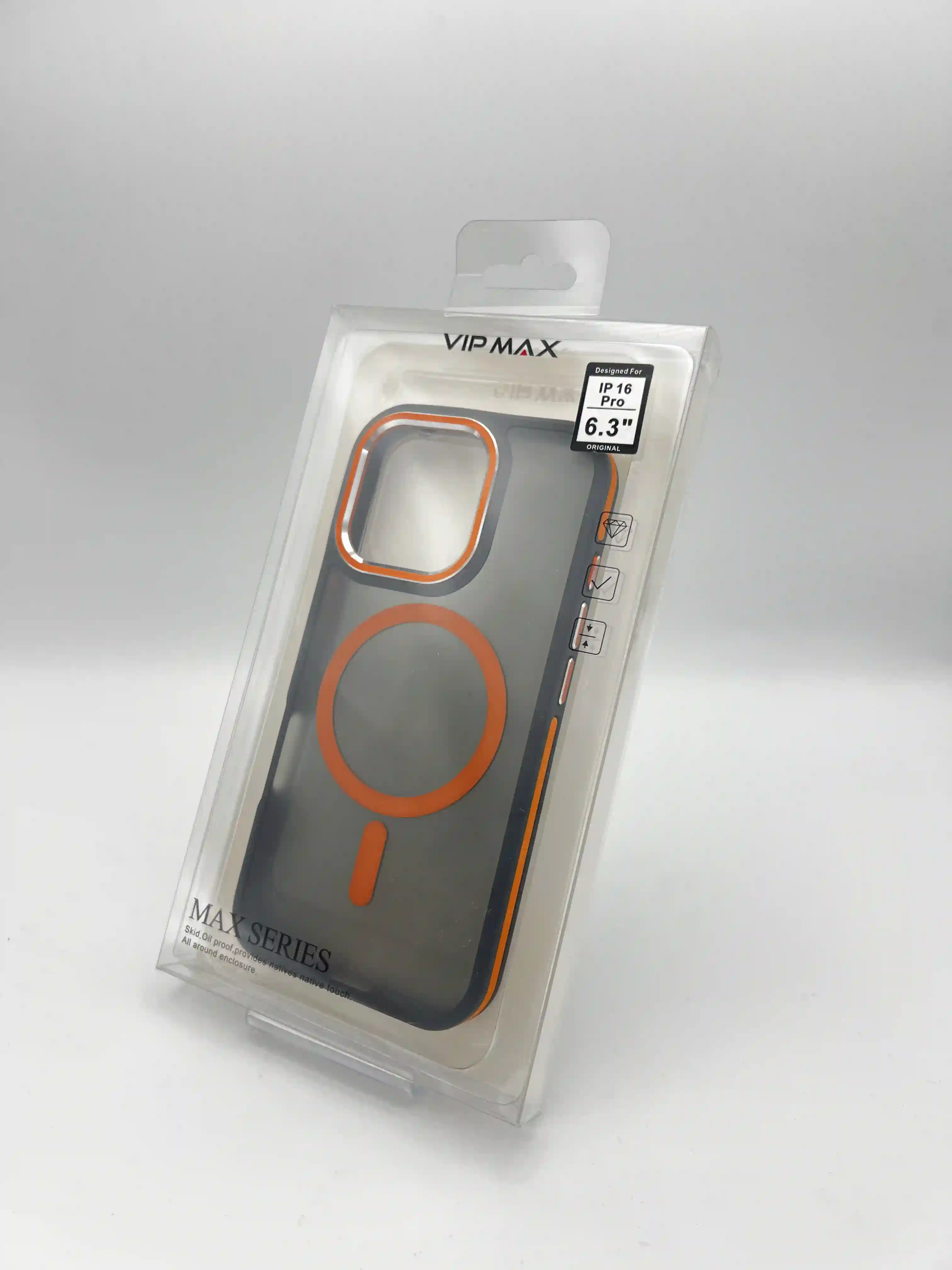 گارد محافظ VIP MAX مدل Classic Fit (Crystal Clear MagSafe) | محافظ برای iPhone 16 Pro